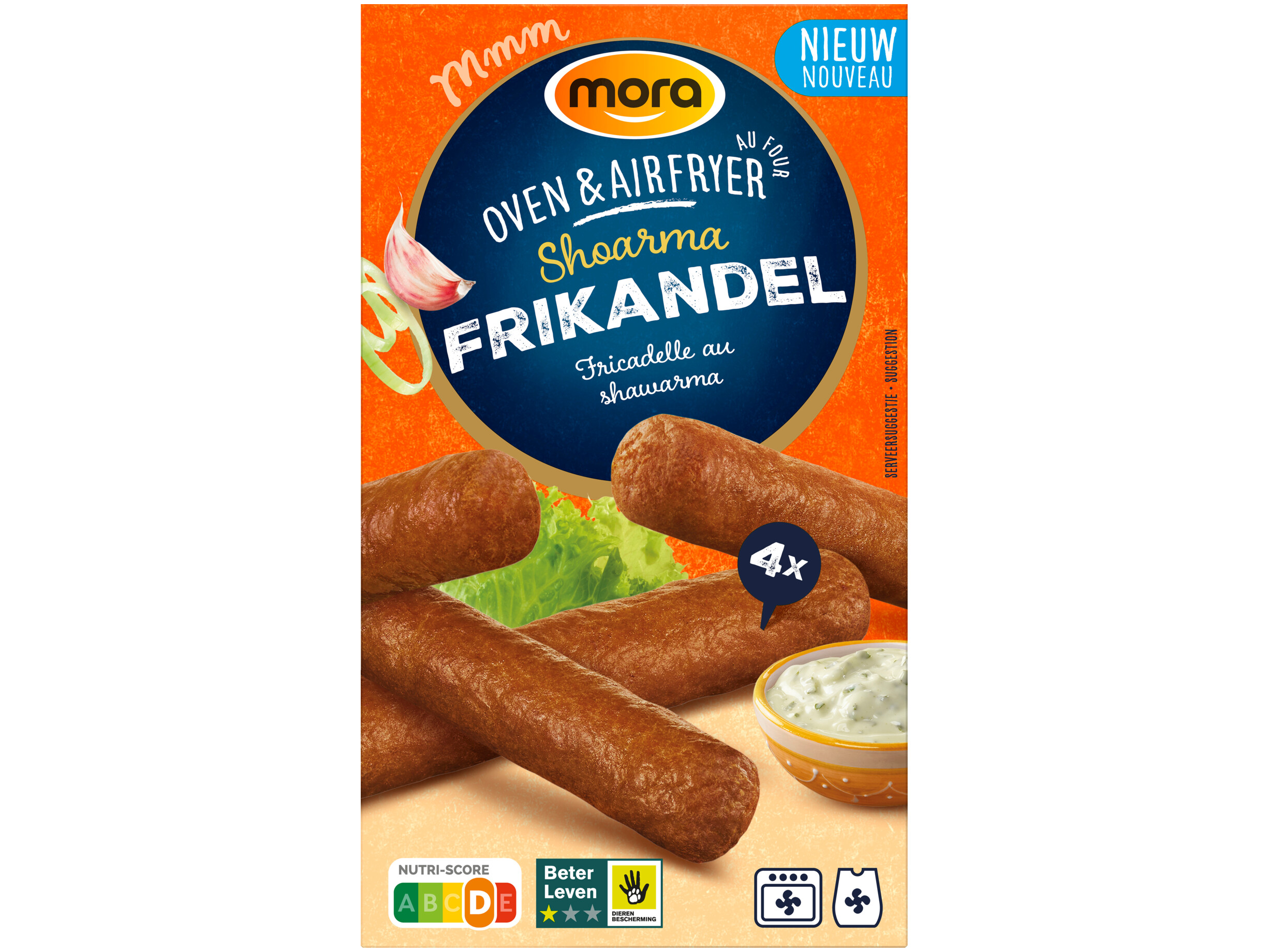 Oven & airfryer shoarma frikandel