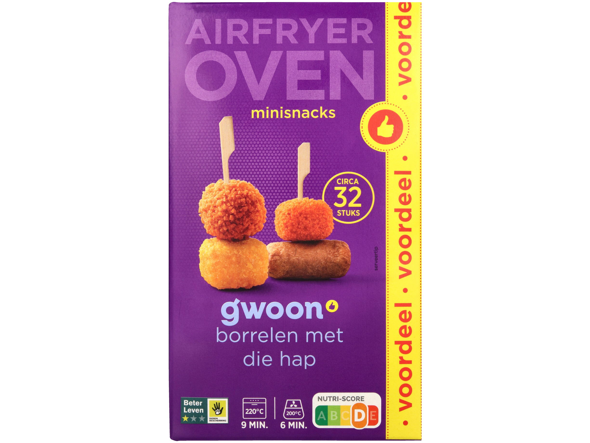 Oven & airfryer minisnacks