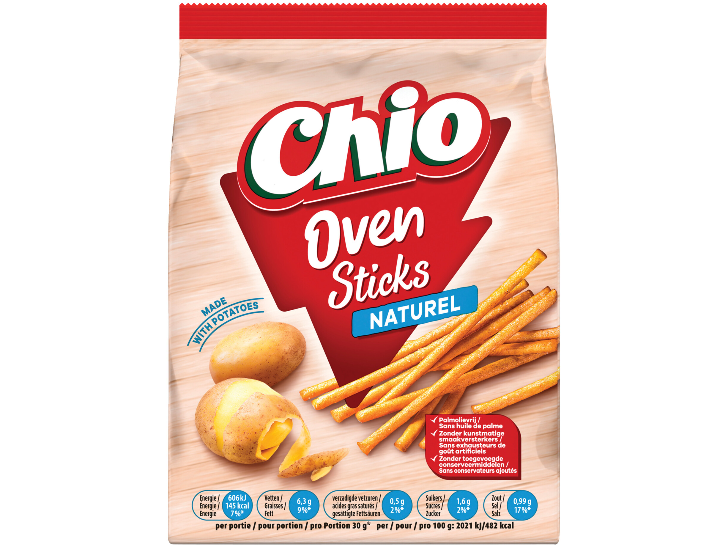 Oven sticks naturel