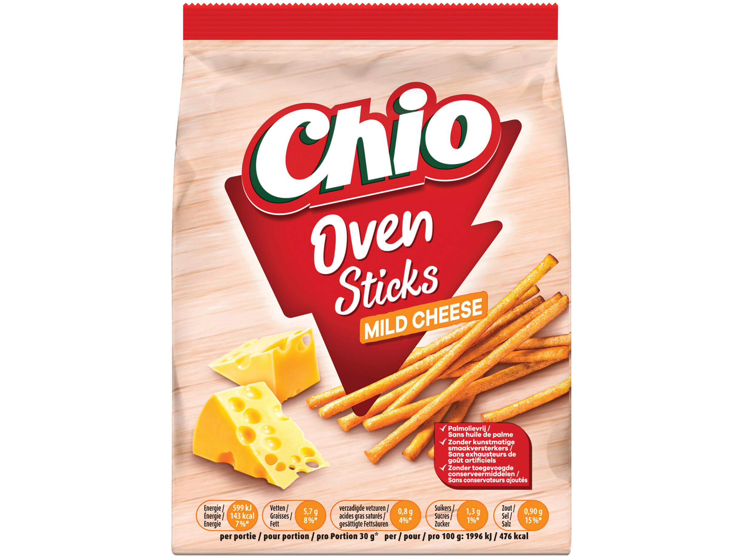 Oven sticks cheese