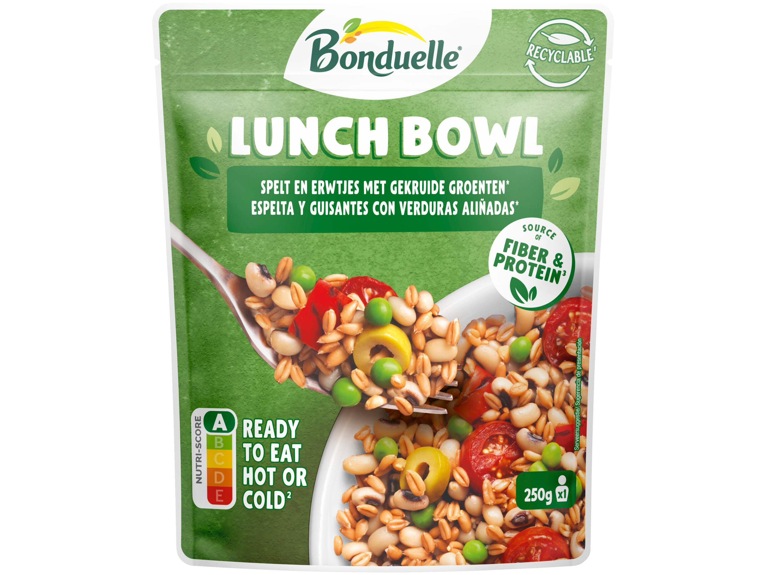 Lunch bowl spelt