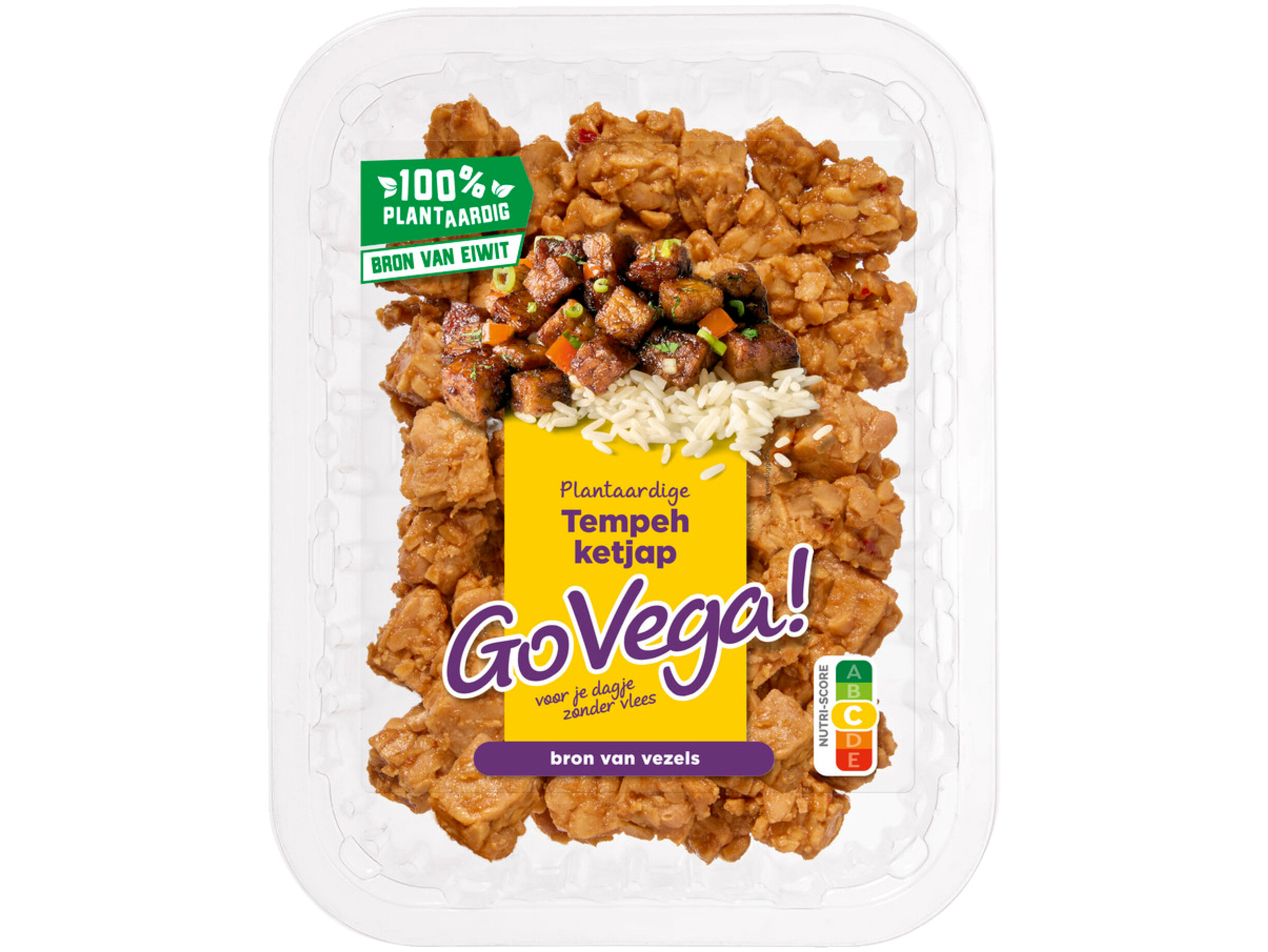 Tempeh blokjes ketjap