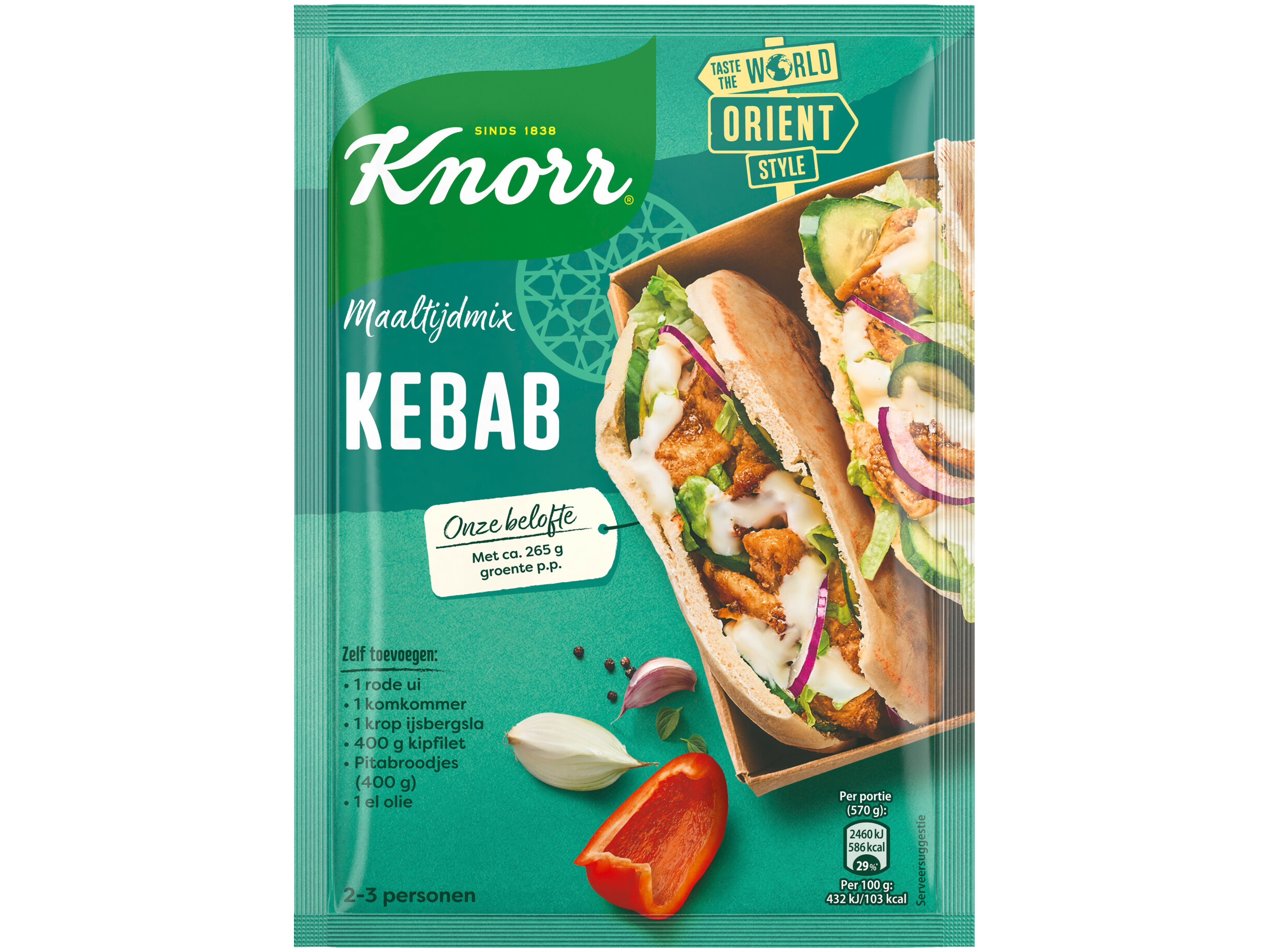 Maaltijdmix kebab