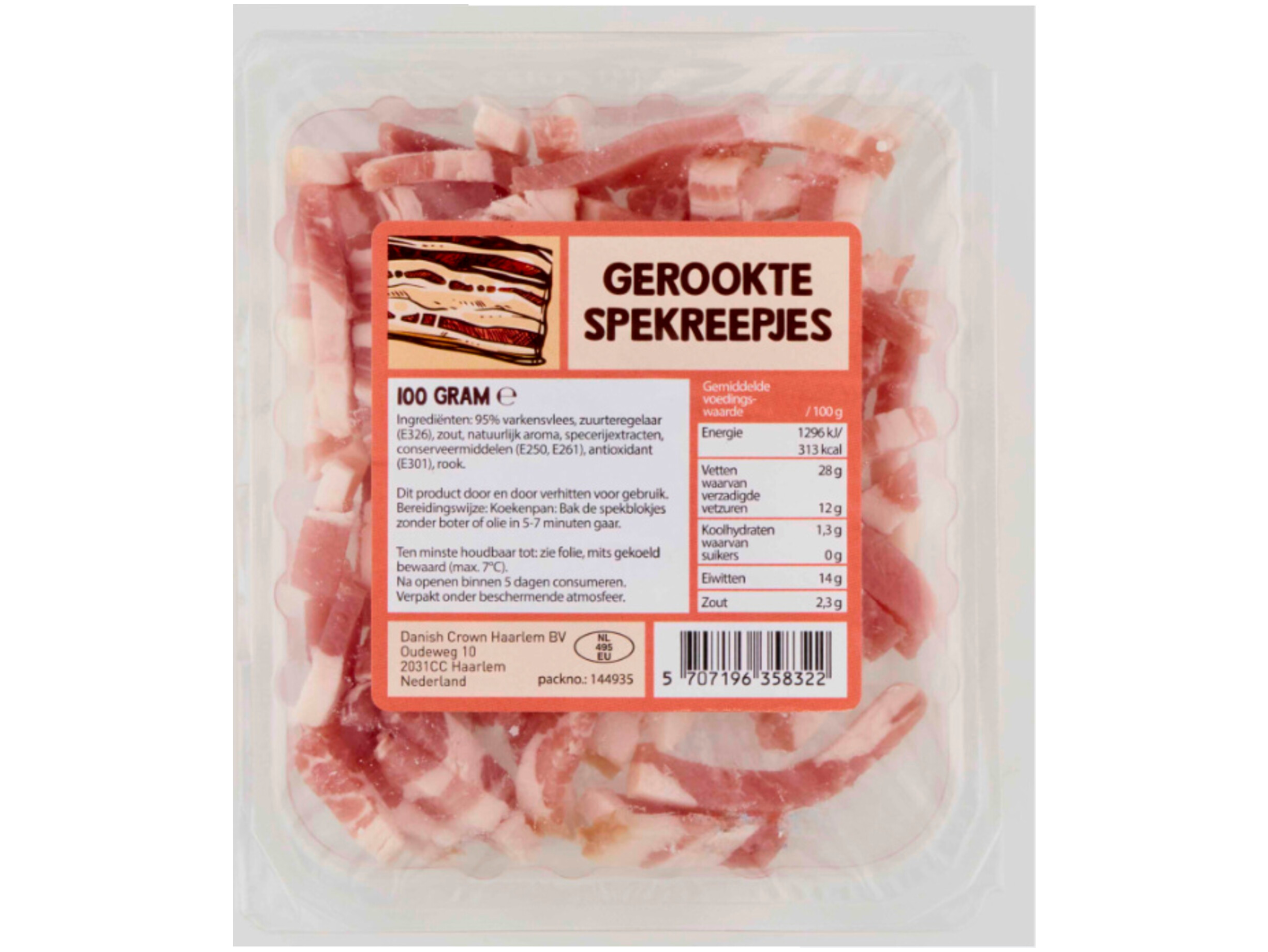 Gerookte spekreepjes