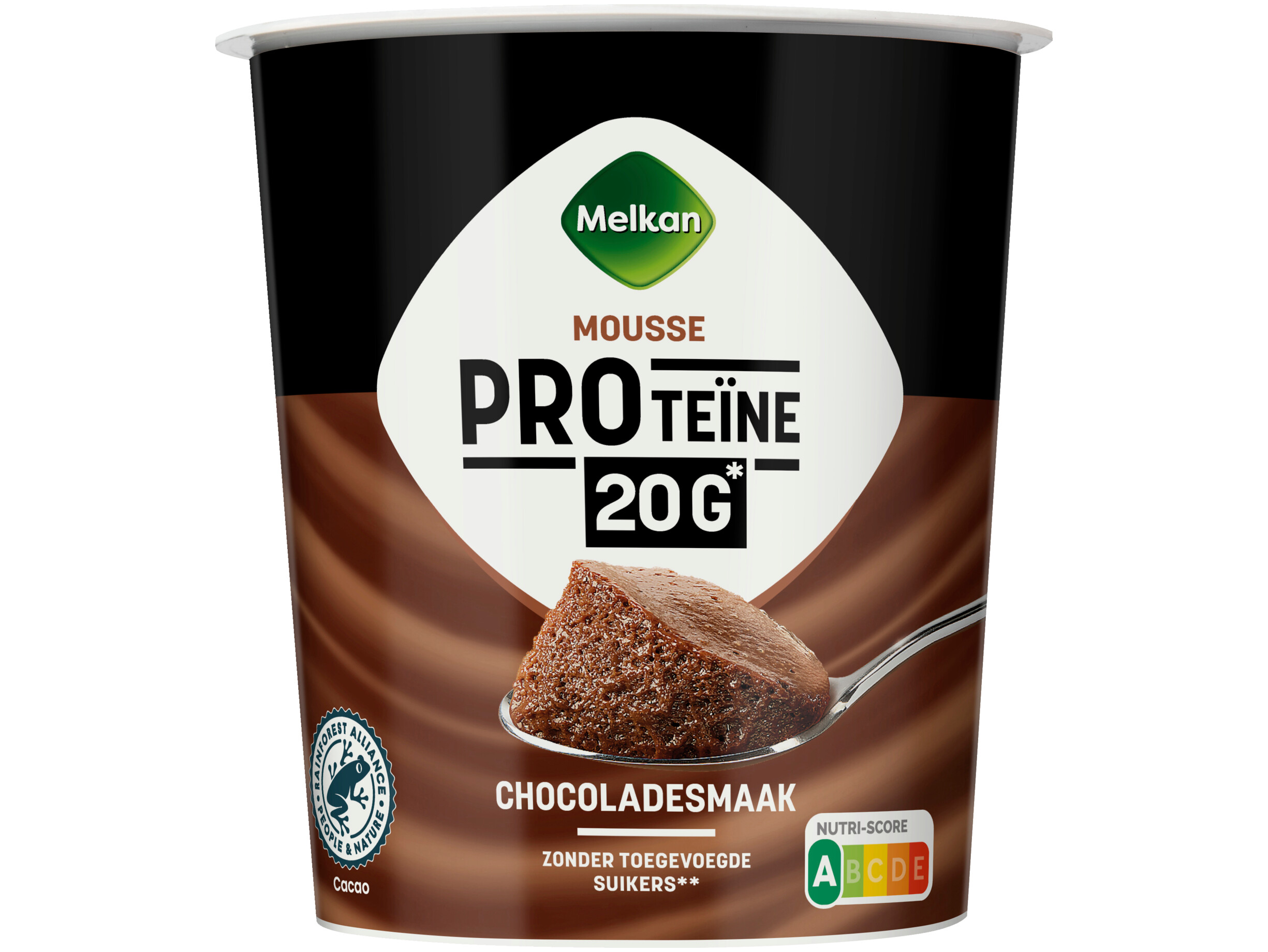 High protein chocolademousse