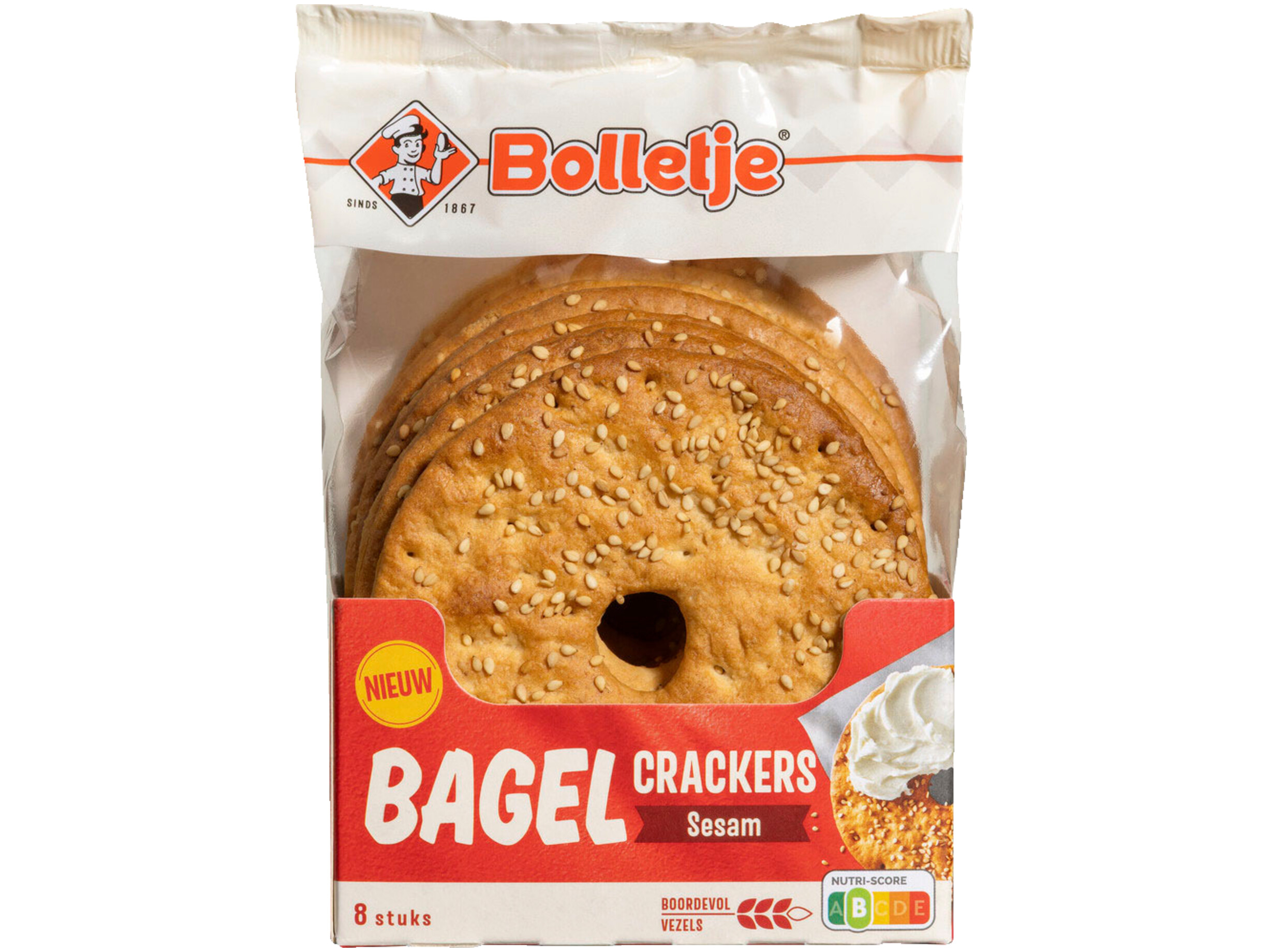 Bagel sesam crackers
