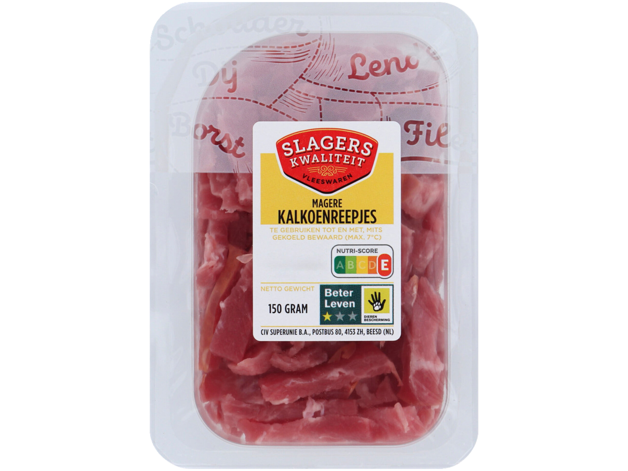 Kalkoenreepjes