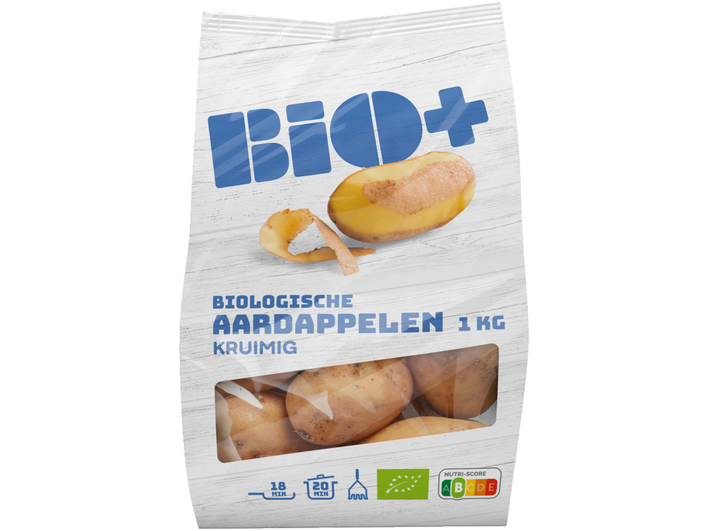 Bio aardappelen kruimig