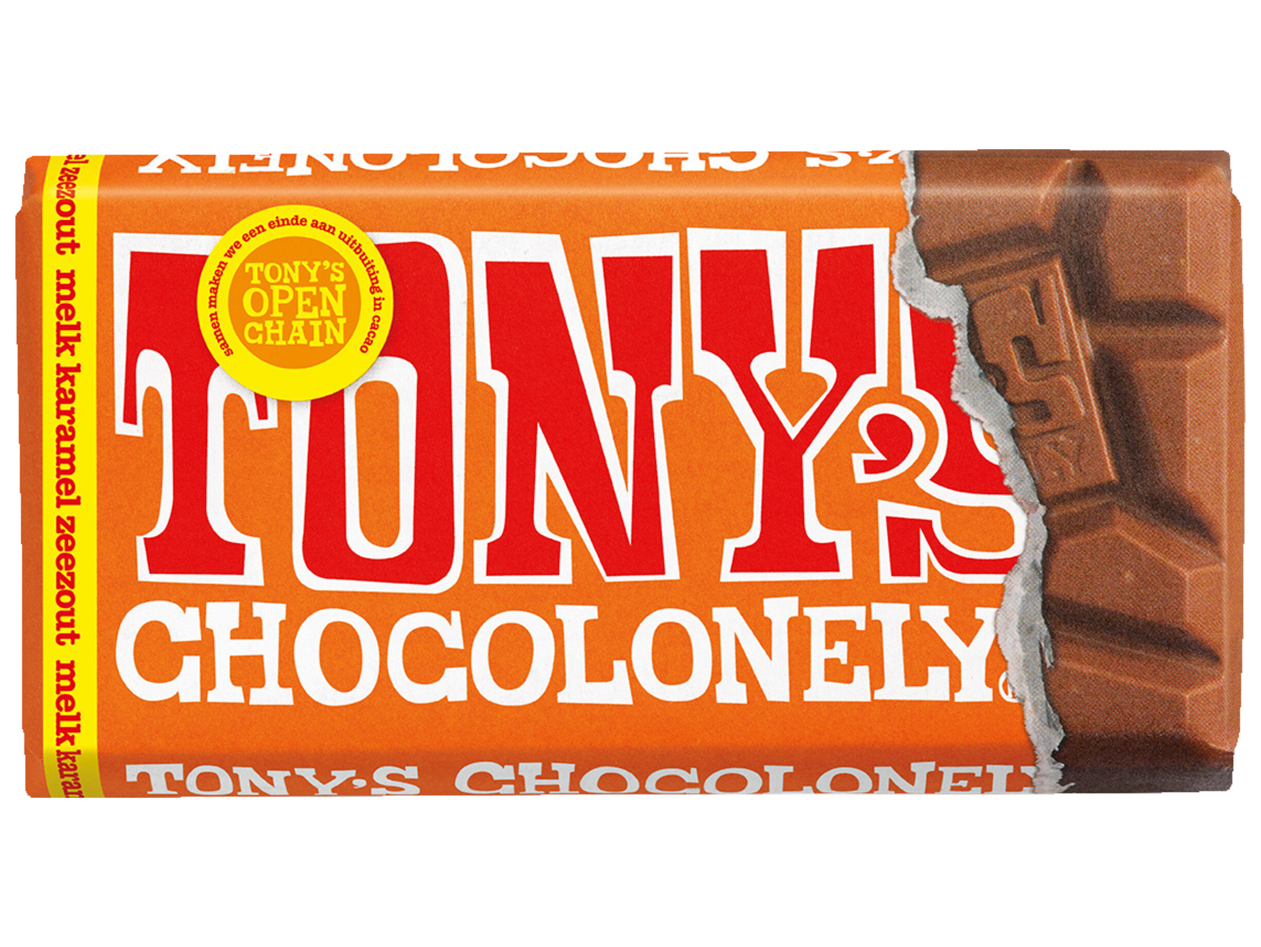 Chocolonely Melk Karamel Zeezout