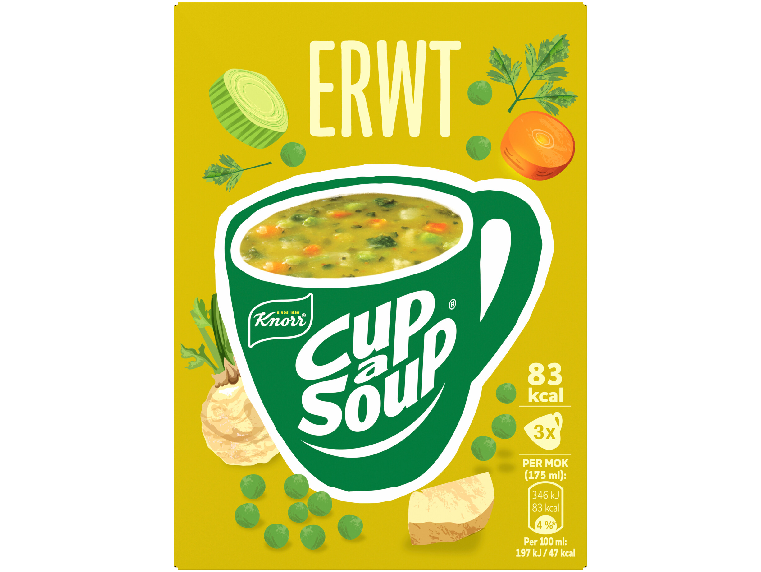 Cup a soup erwt