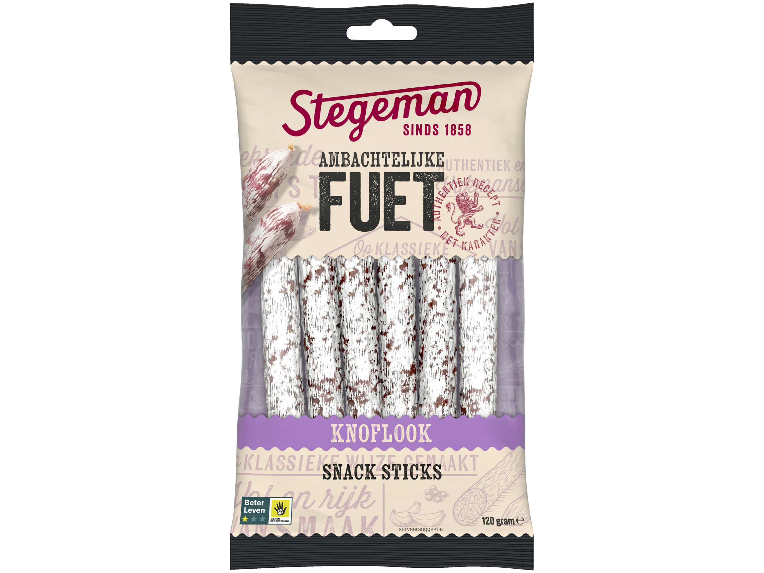 Fuet sticks knoflook