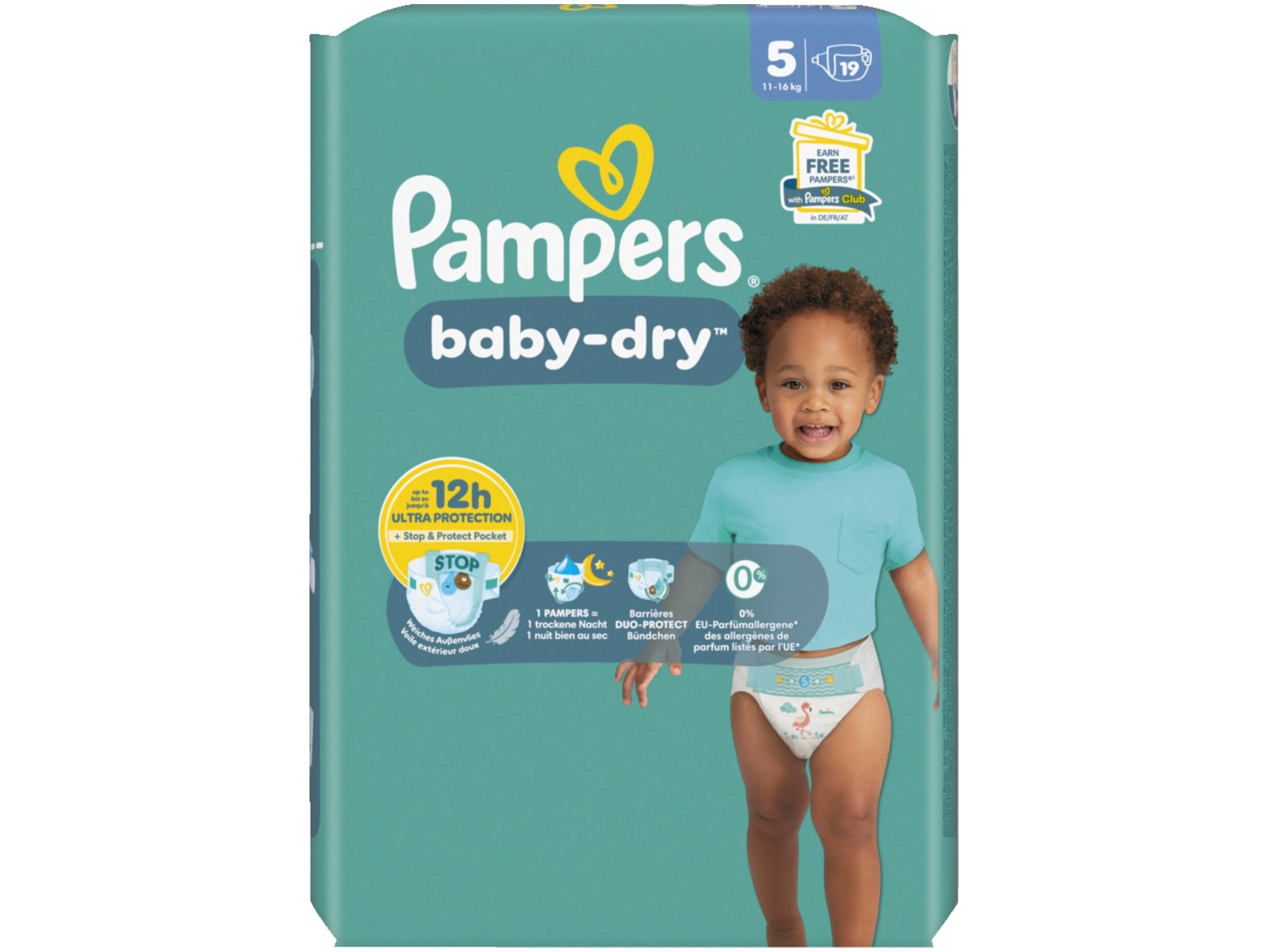 Baby dry maat 5