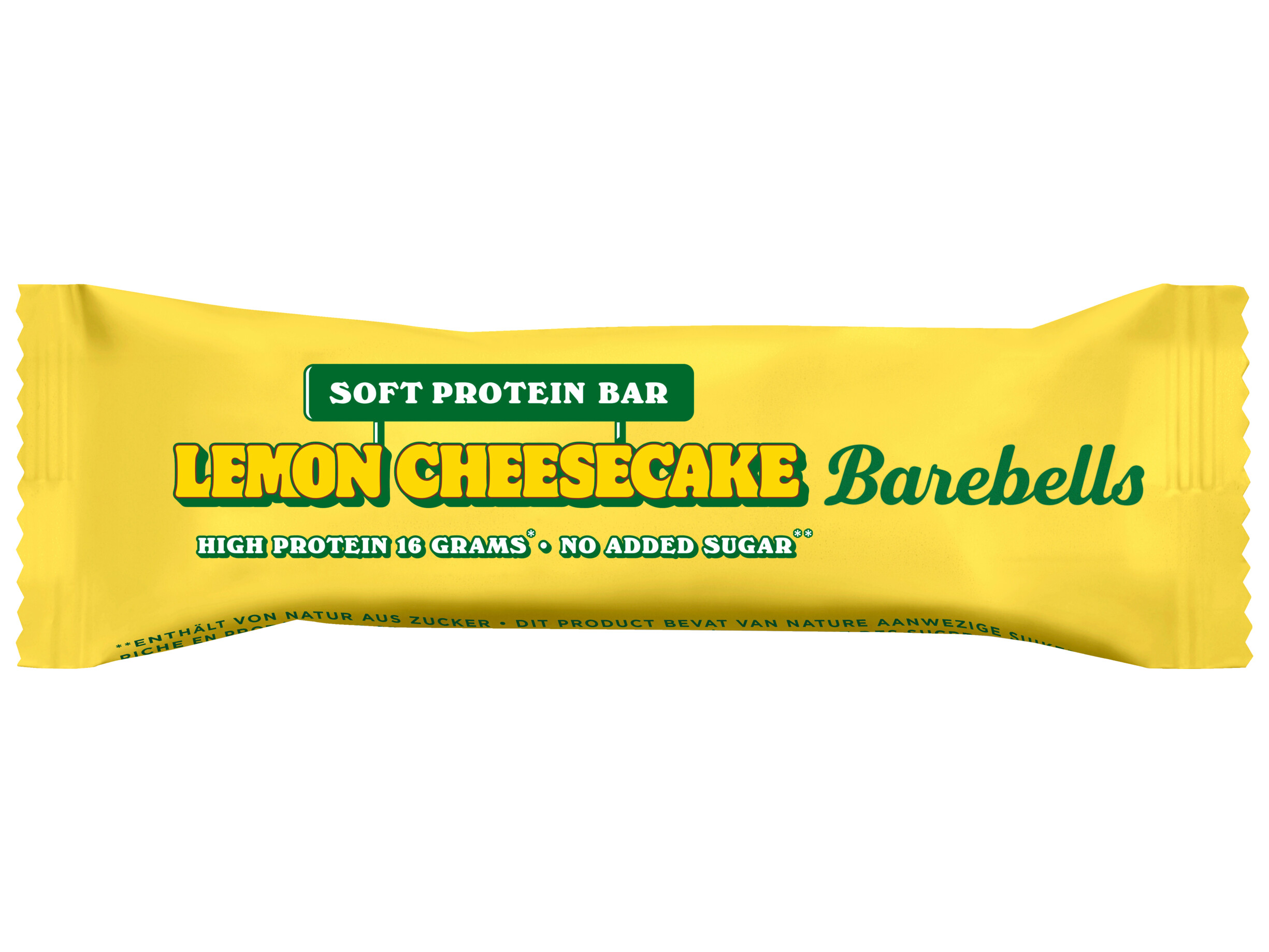 Soft protein bar lemon cheesecake