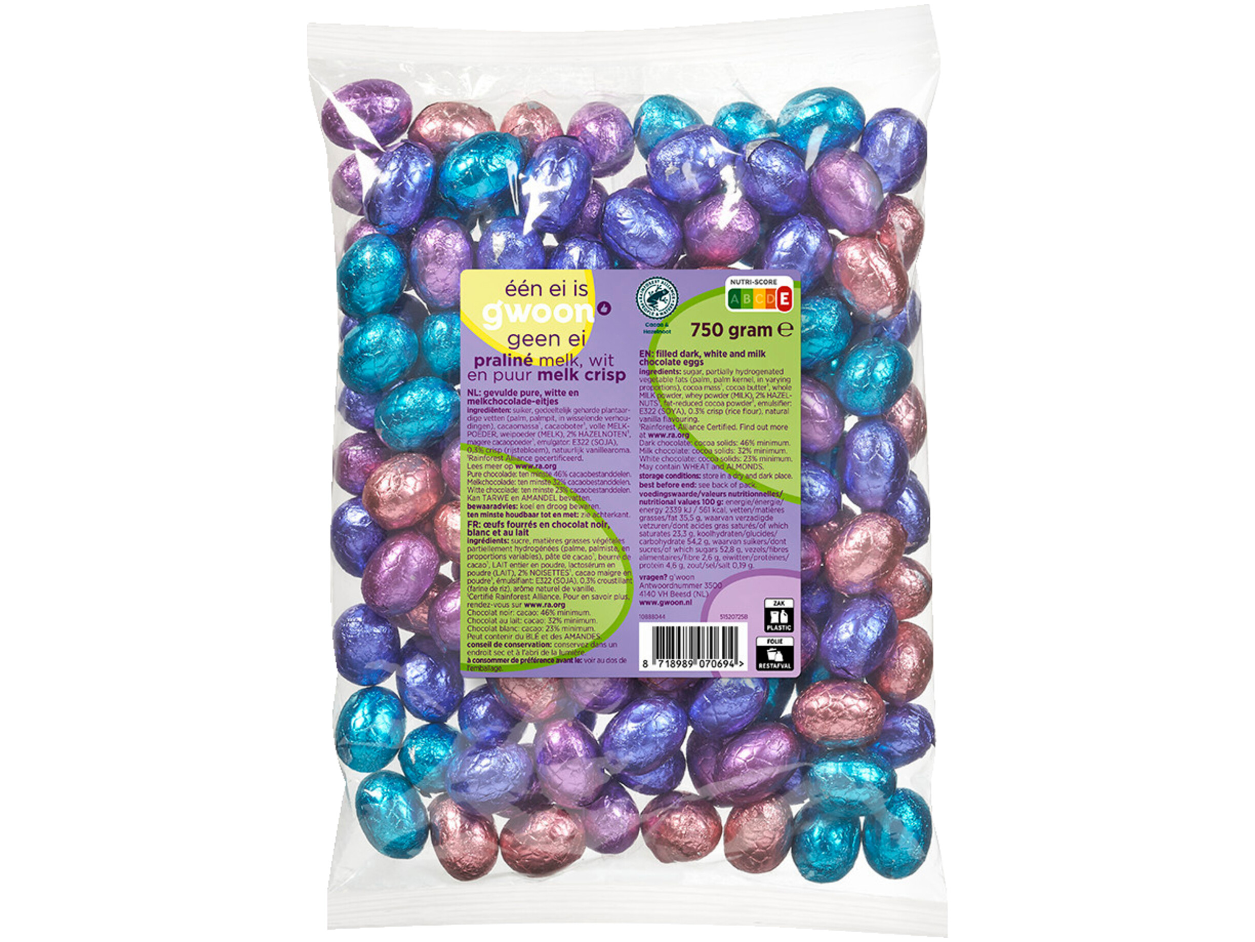Paaseitjes gevuld assorti