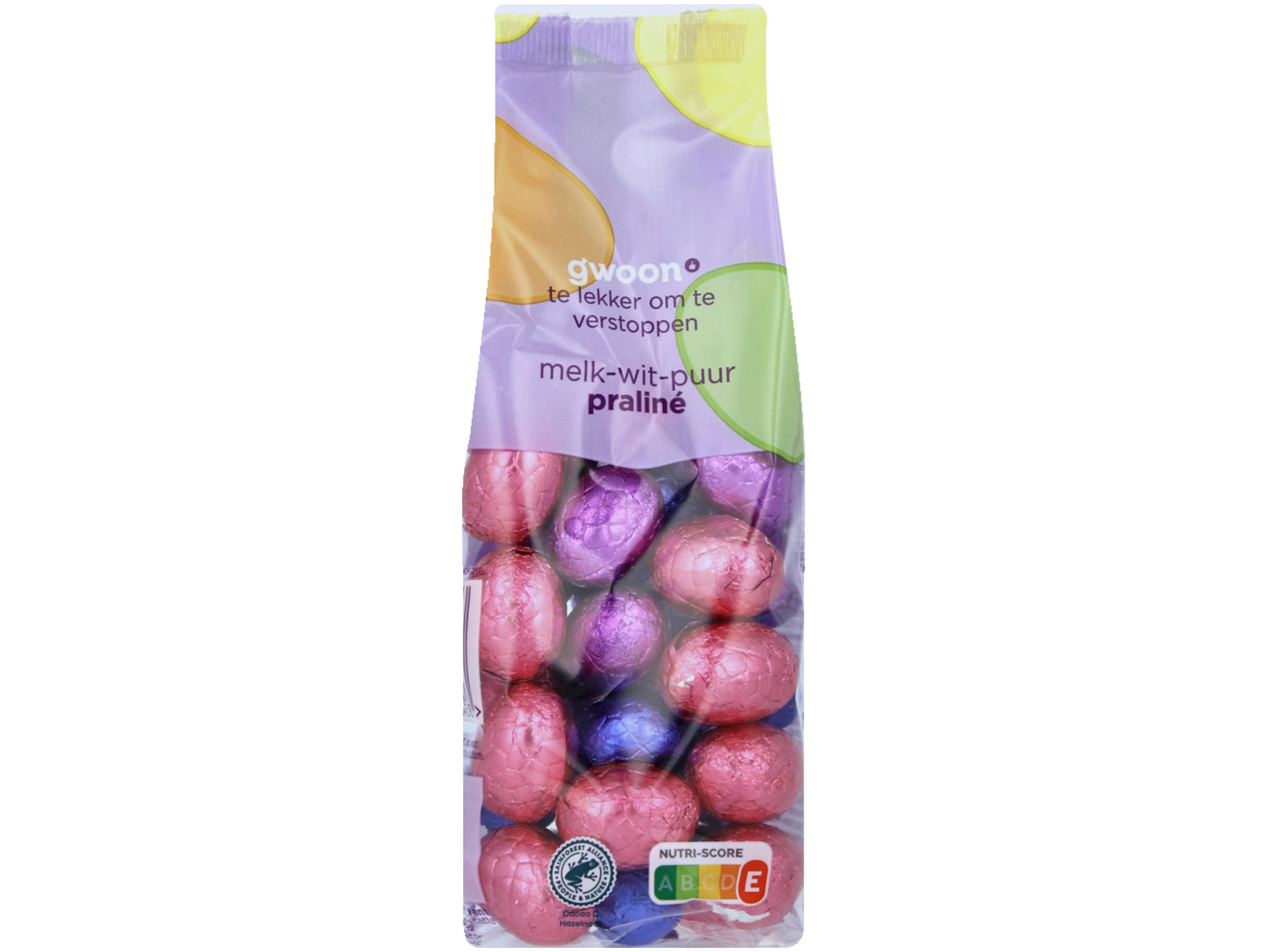 Paaseitjes praline melk puur wit