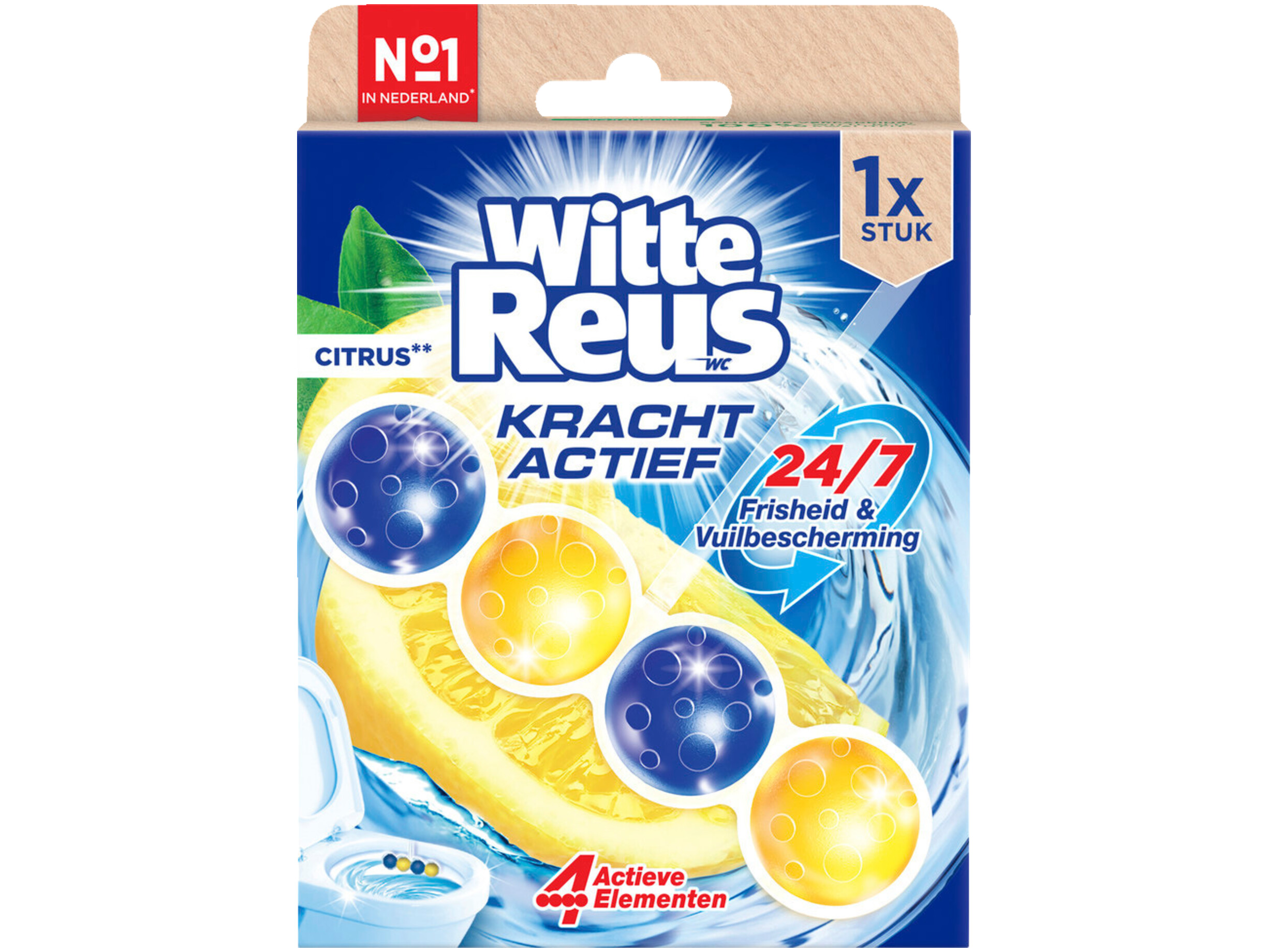 Toiletblok kracht actief citrus