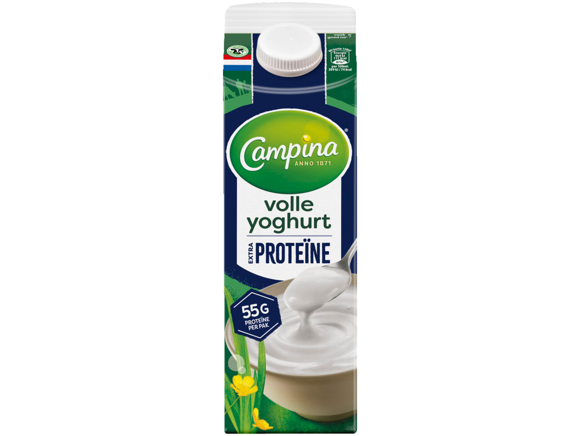 Volle yoghurt proteine