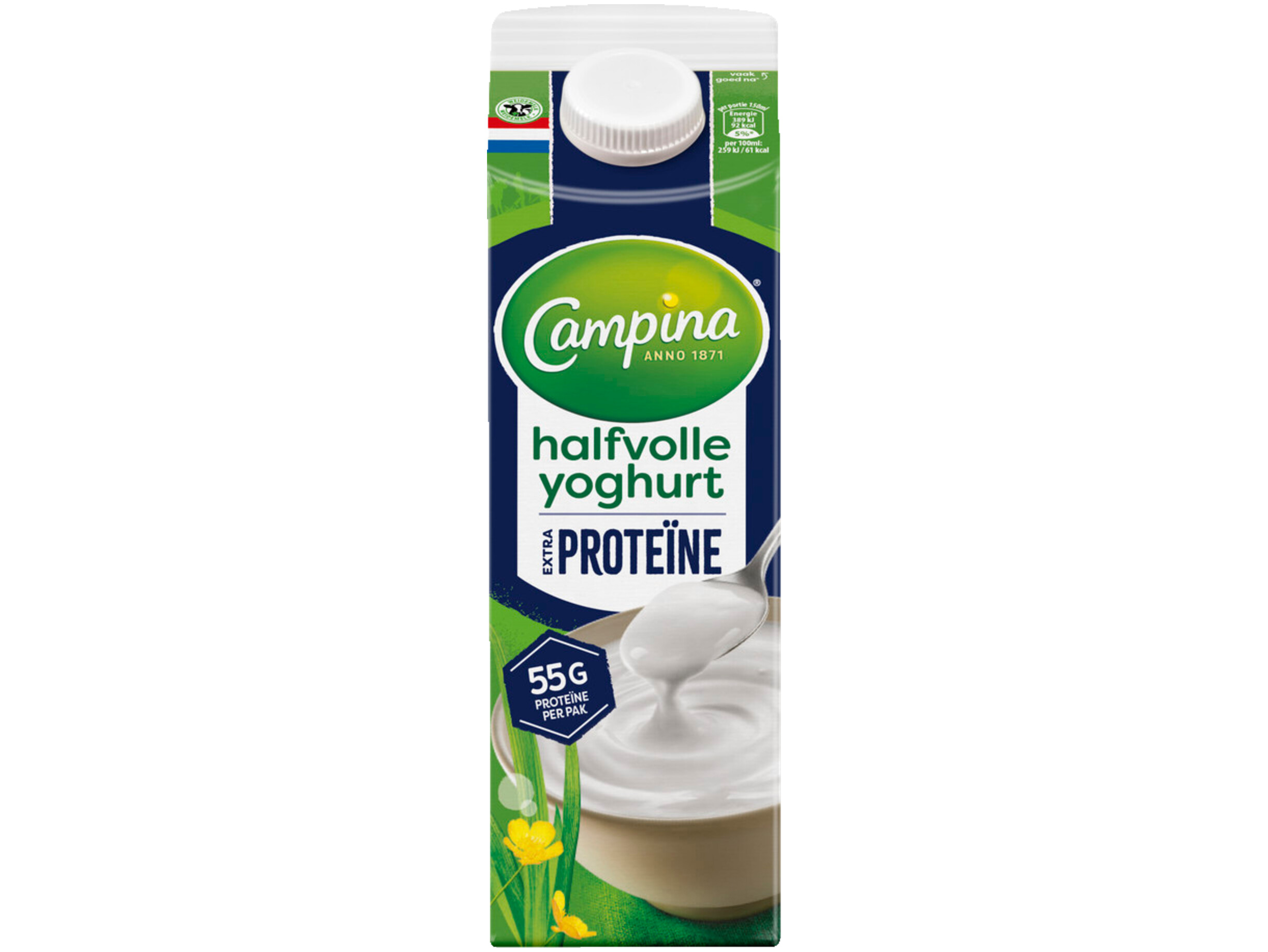 Halfvolle yoghurt proteine