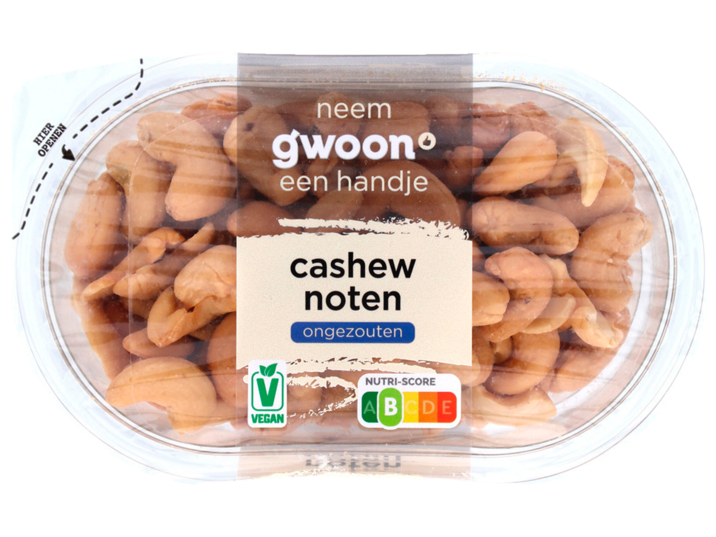 Cashewnoten ongezouten