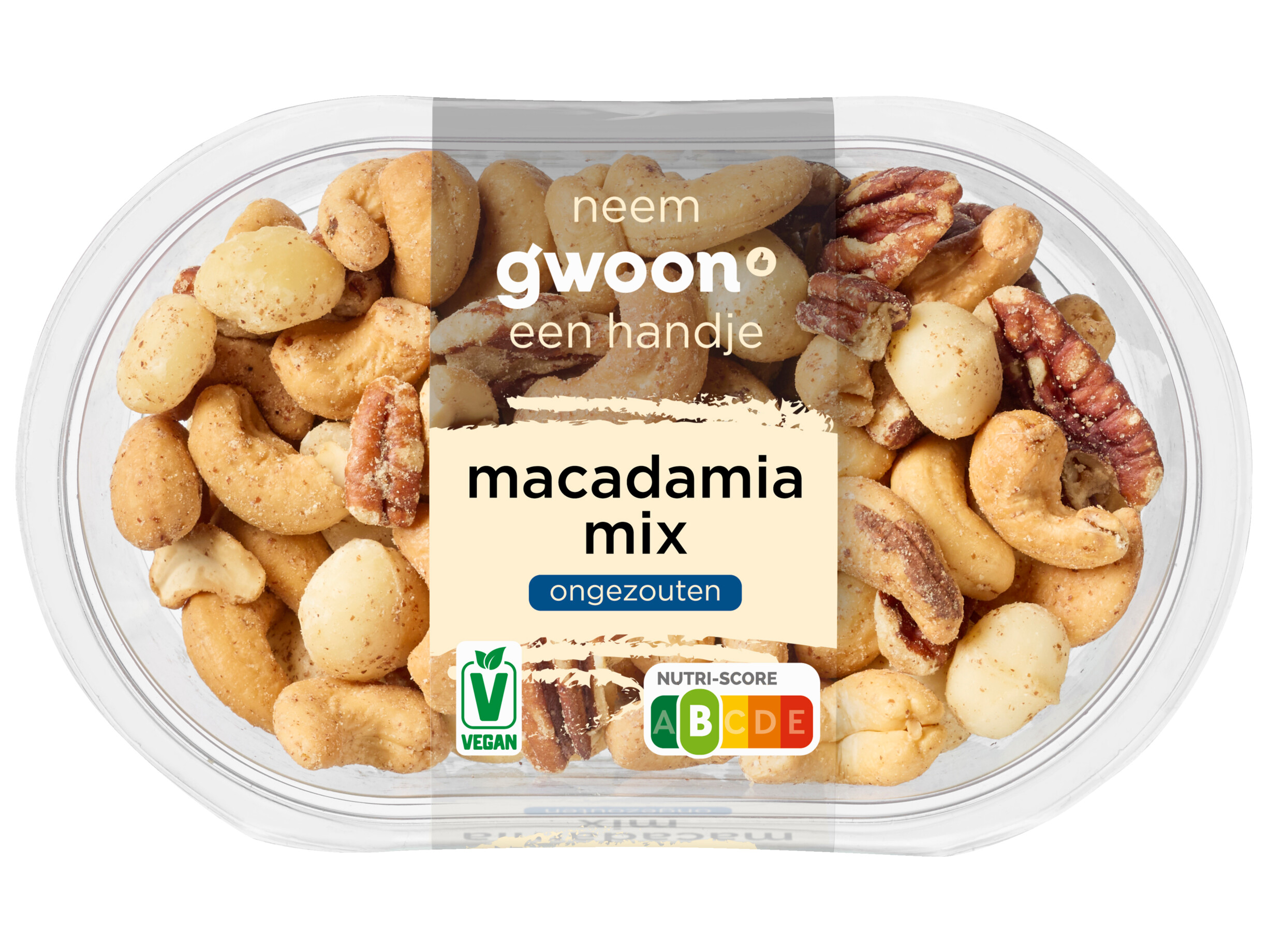 Macadamiamix ongezouten