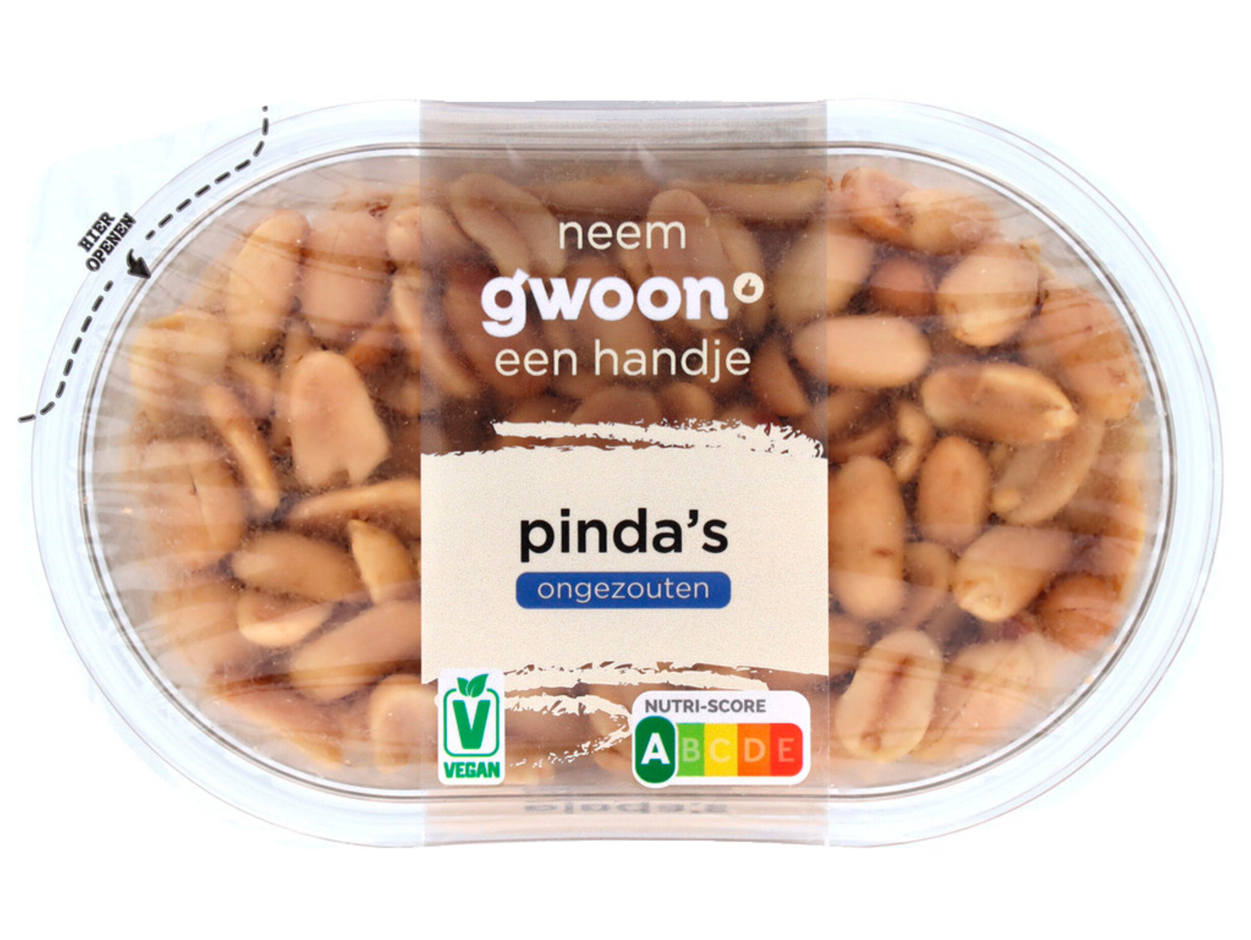 Pinda ongezouten