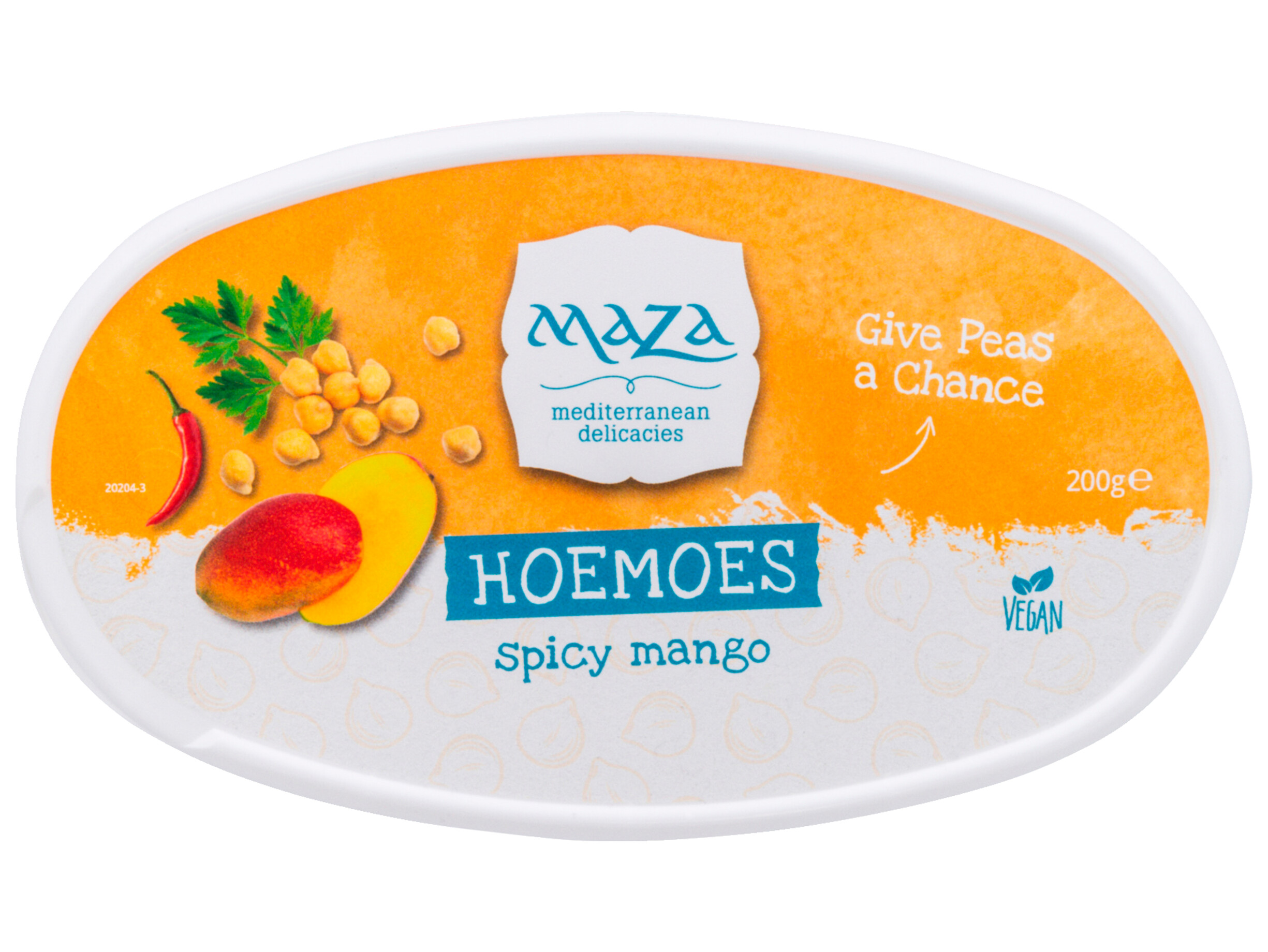 Hoemoes spicy mango