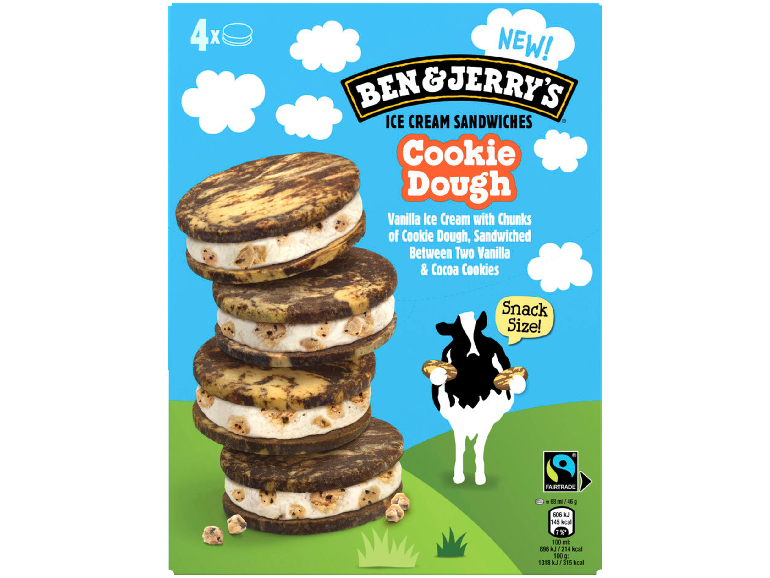 Cookie dough sandwiches