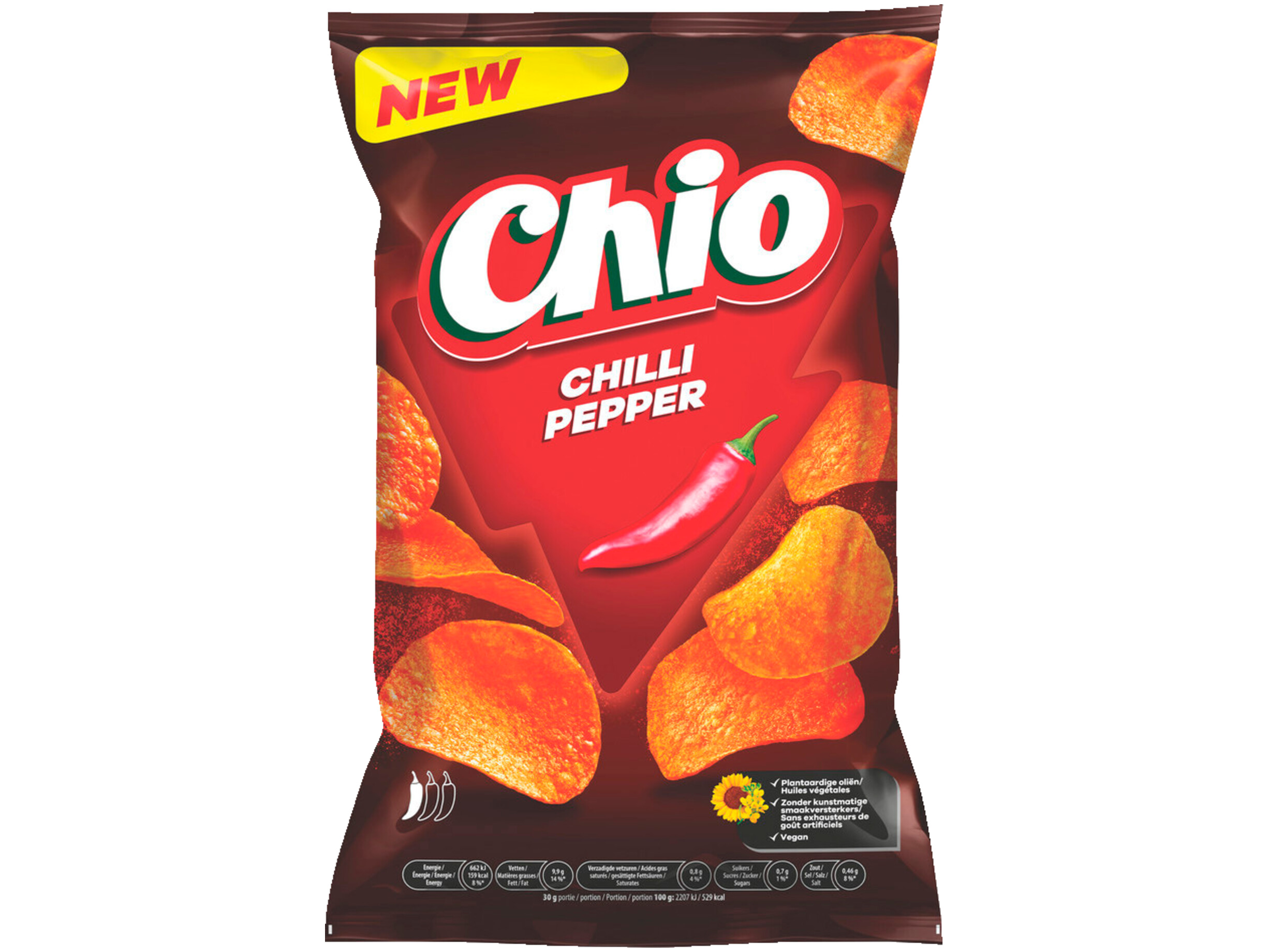 Chili pepper chips