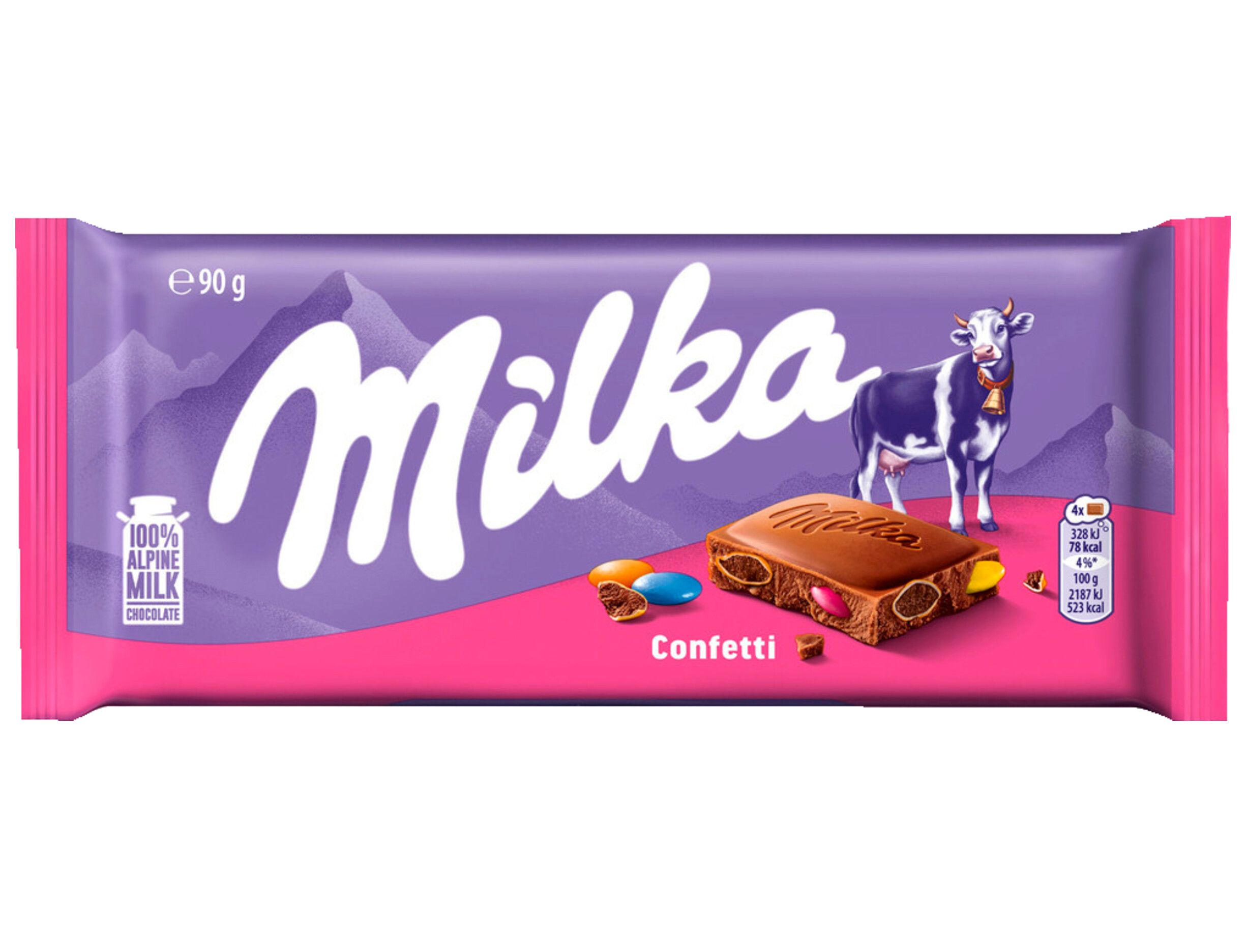 Chocoladereep confetti