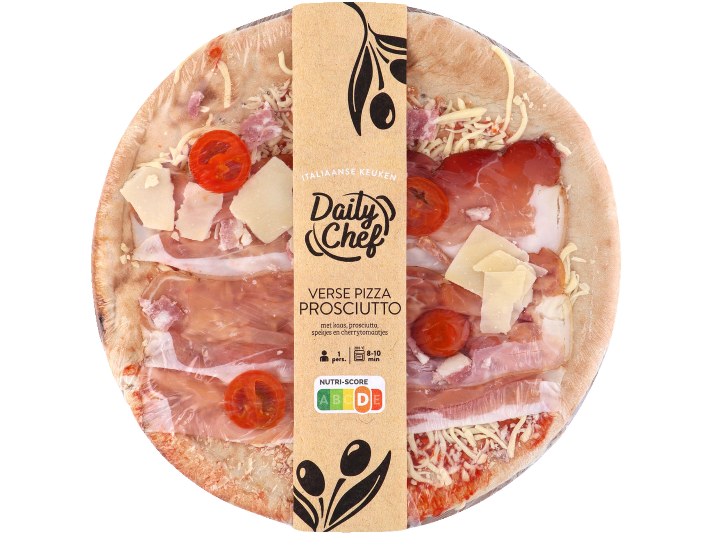 Pizza prosciutto