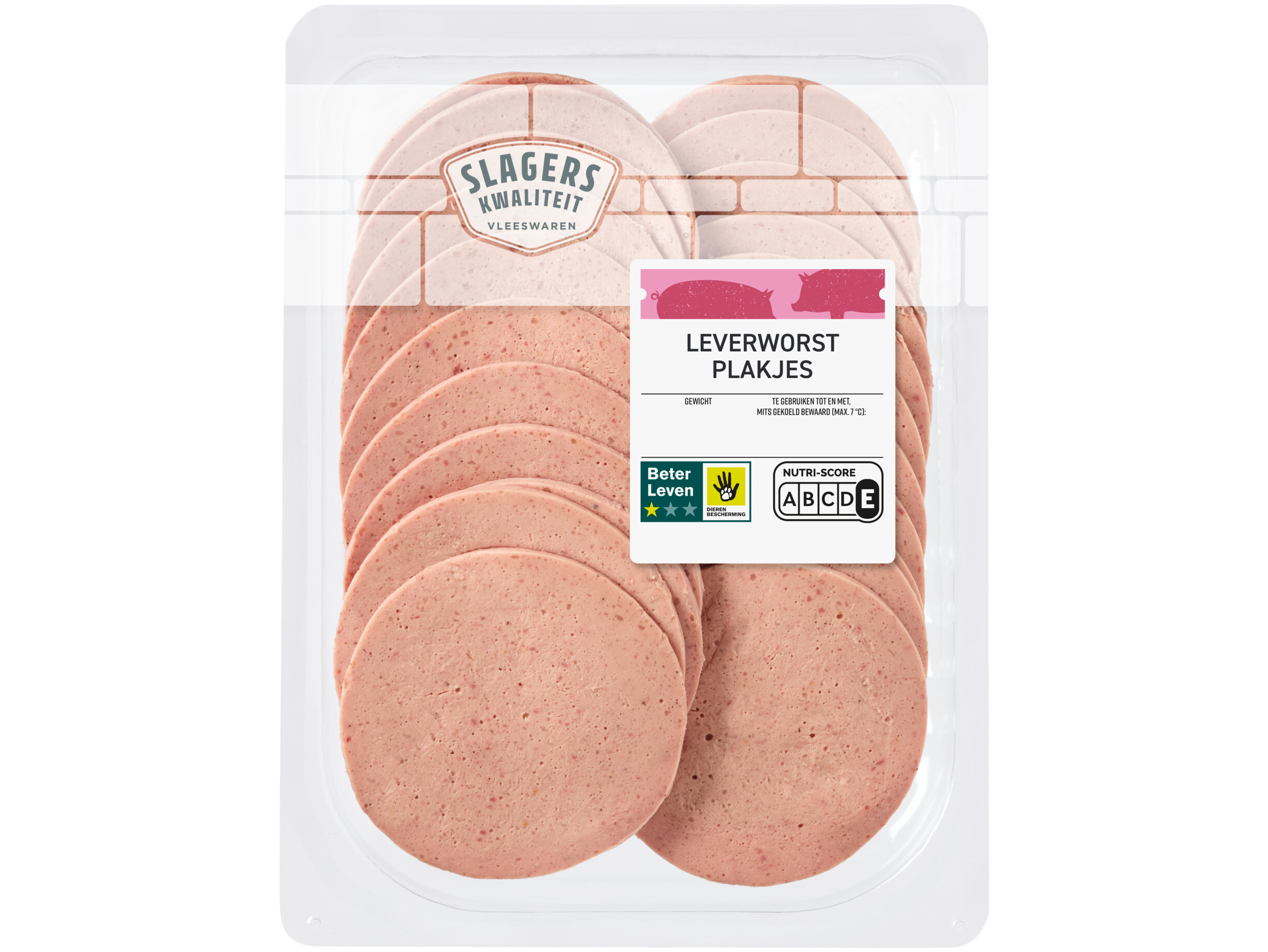 Leverworst plakjes