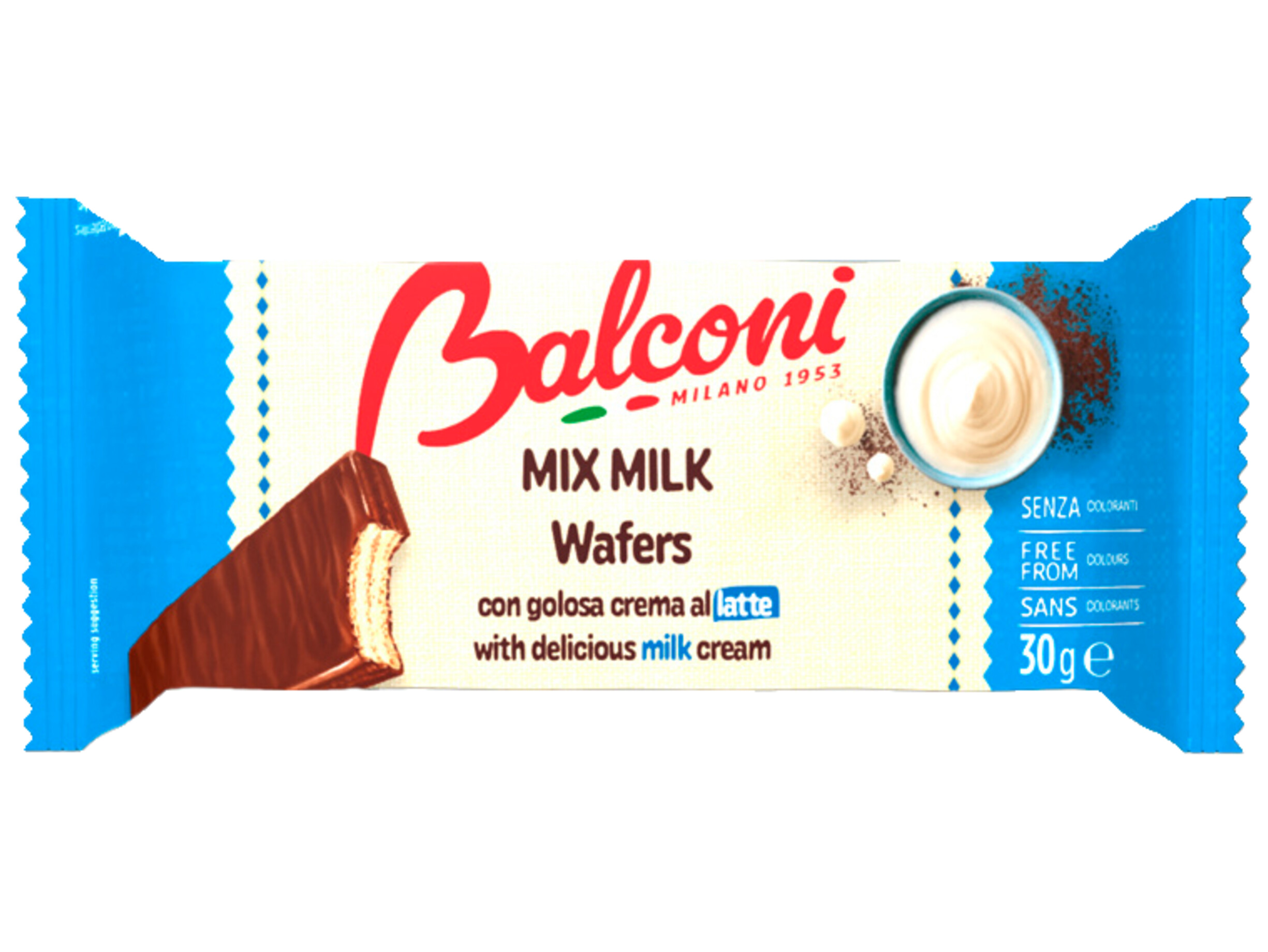 Latte wafer mix