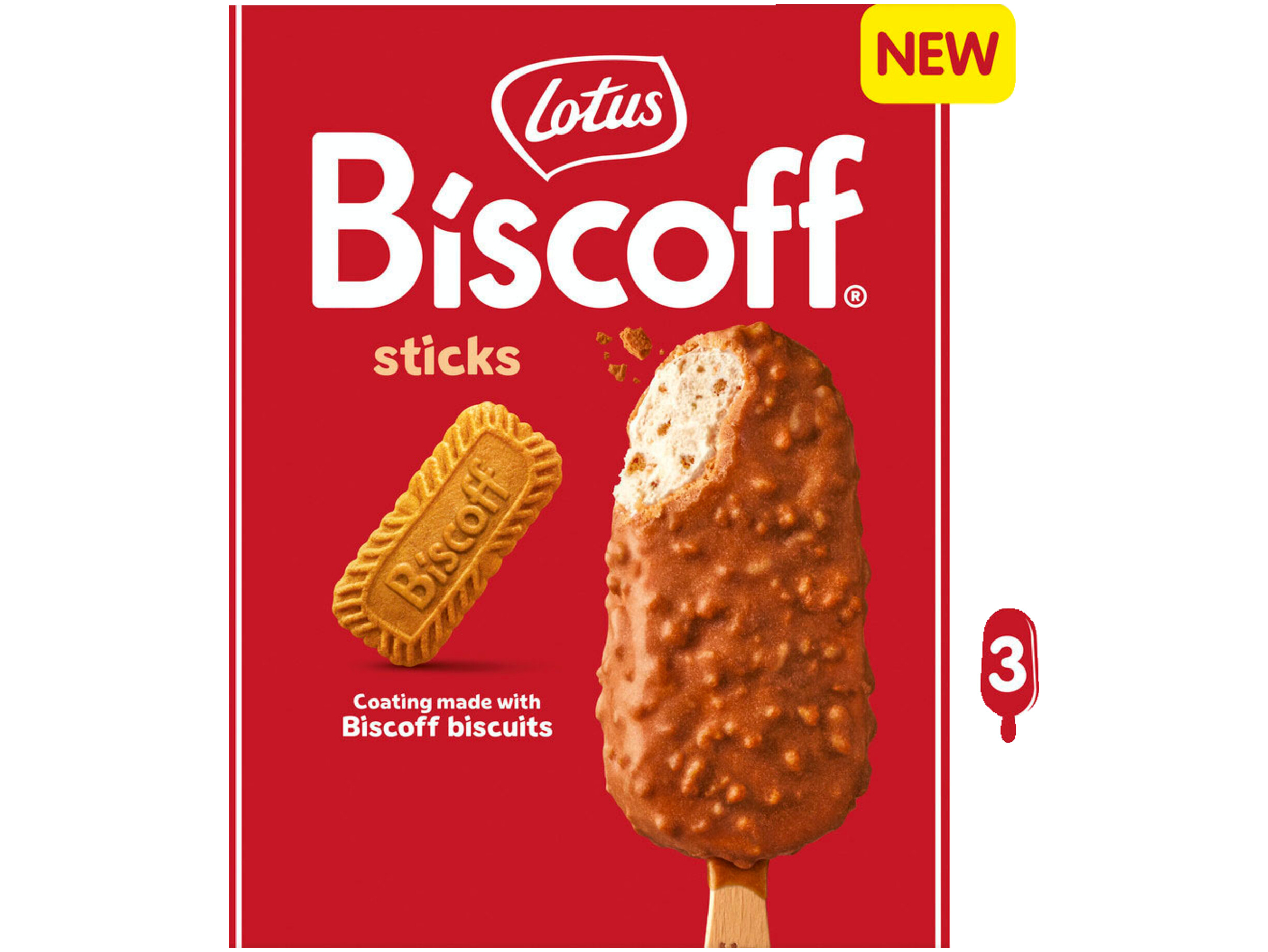Biscoff ijssticks