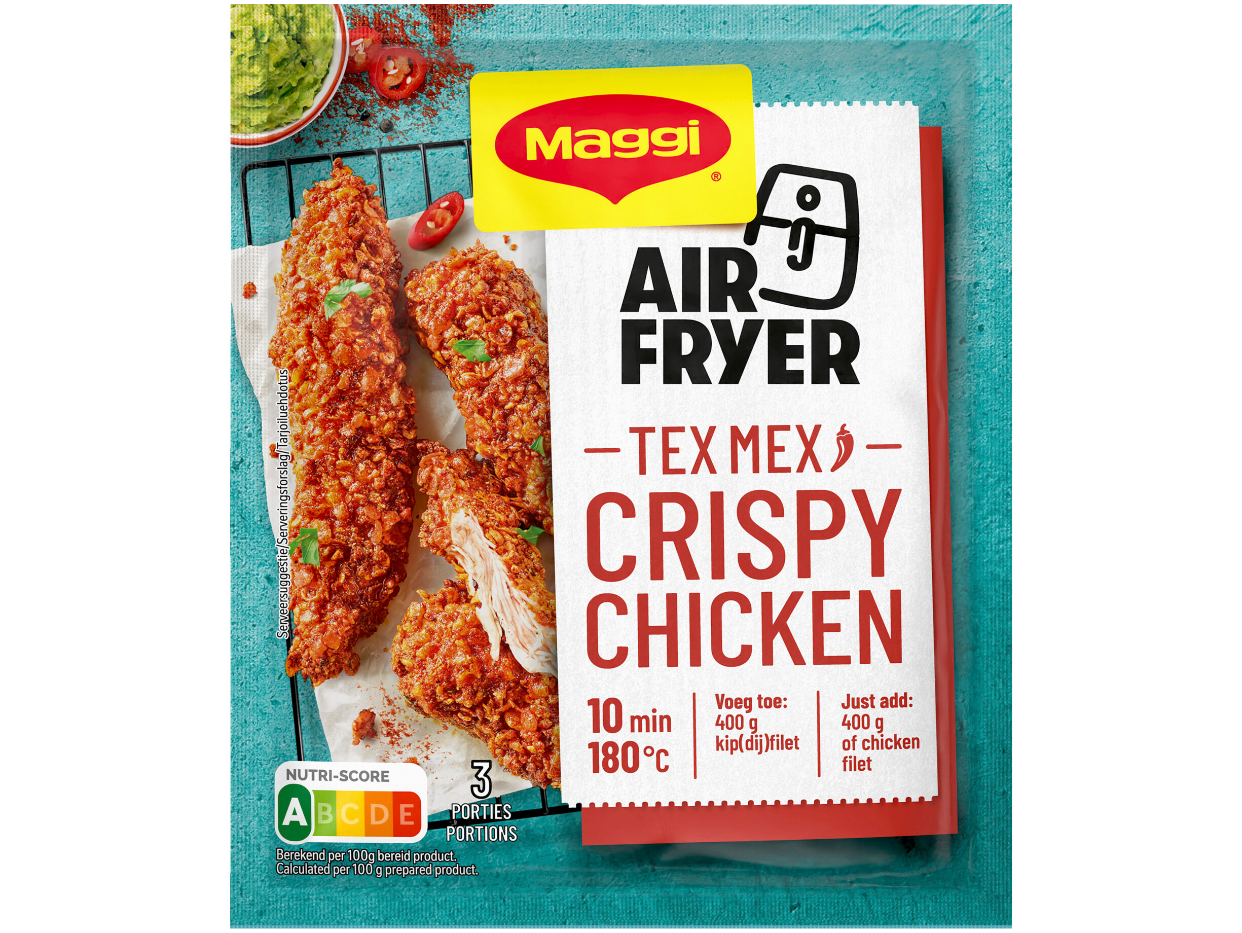 Airfryer mix tex mex crispy chicken