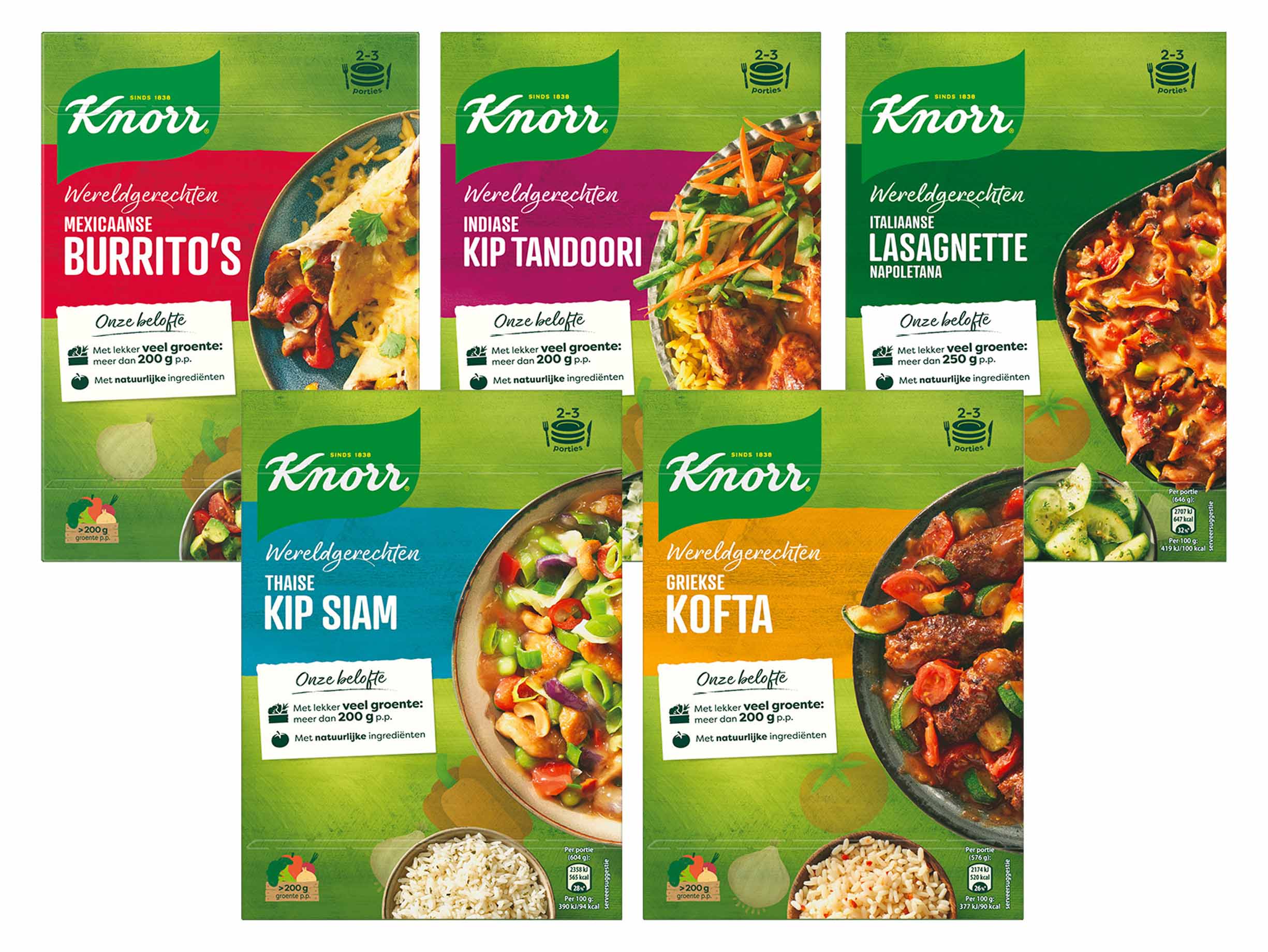2+3 gratis Knorr wereldgerechten
