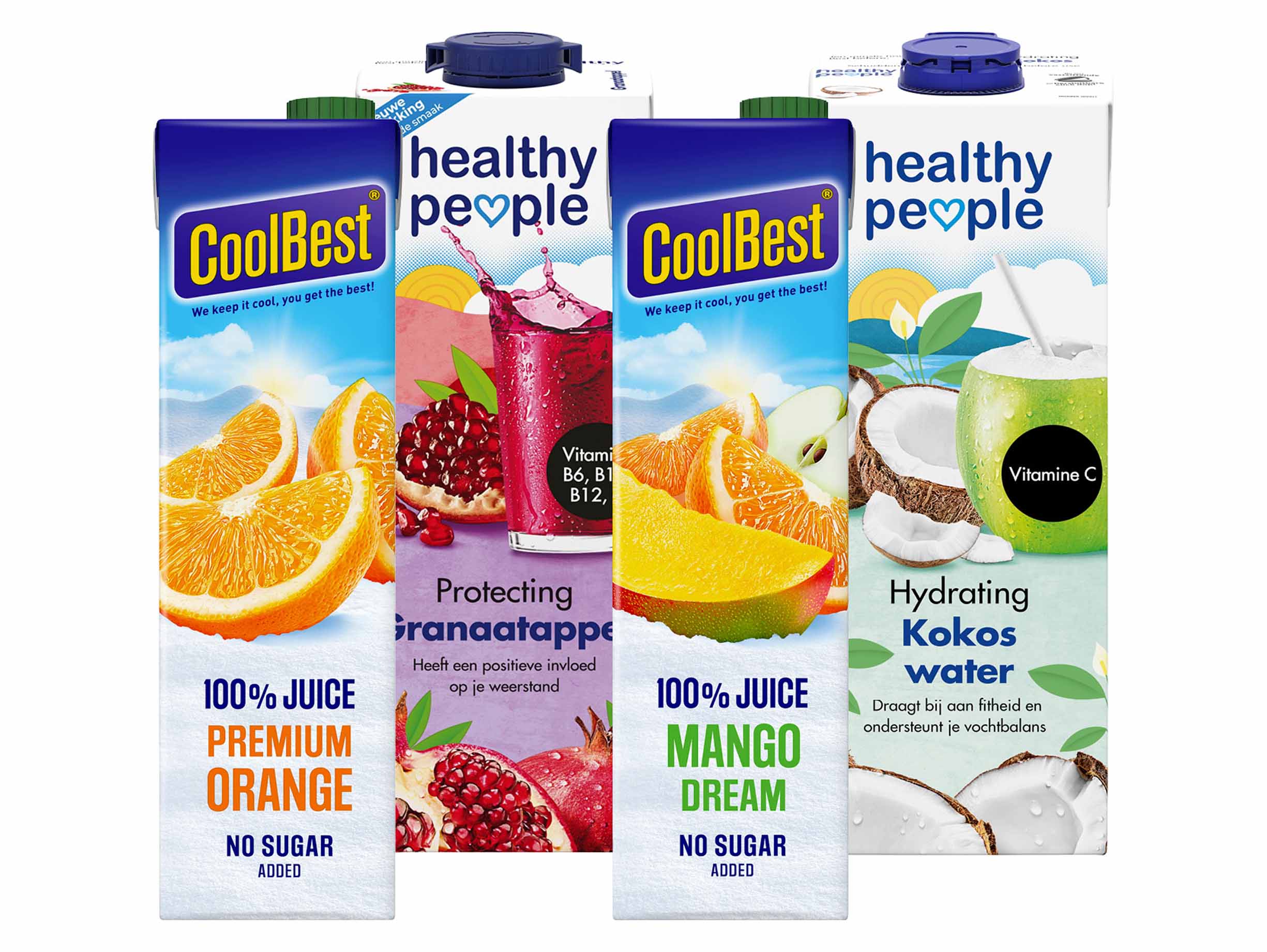 Korting Coolbest 100% juice of Healthy people