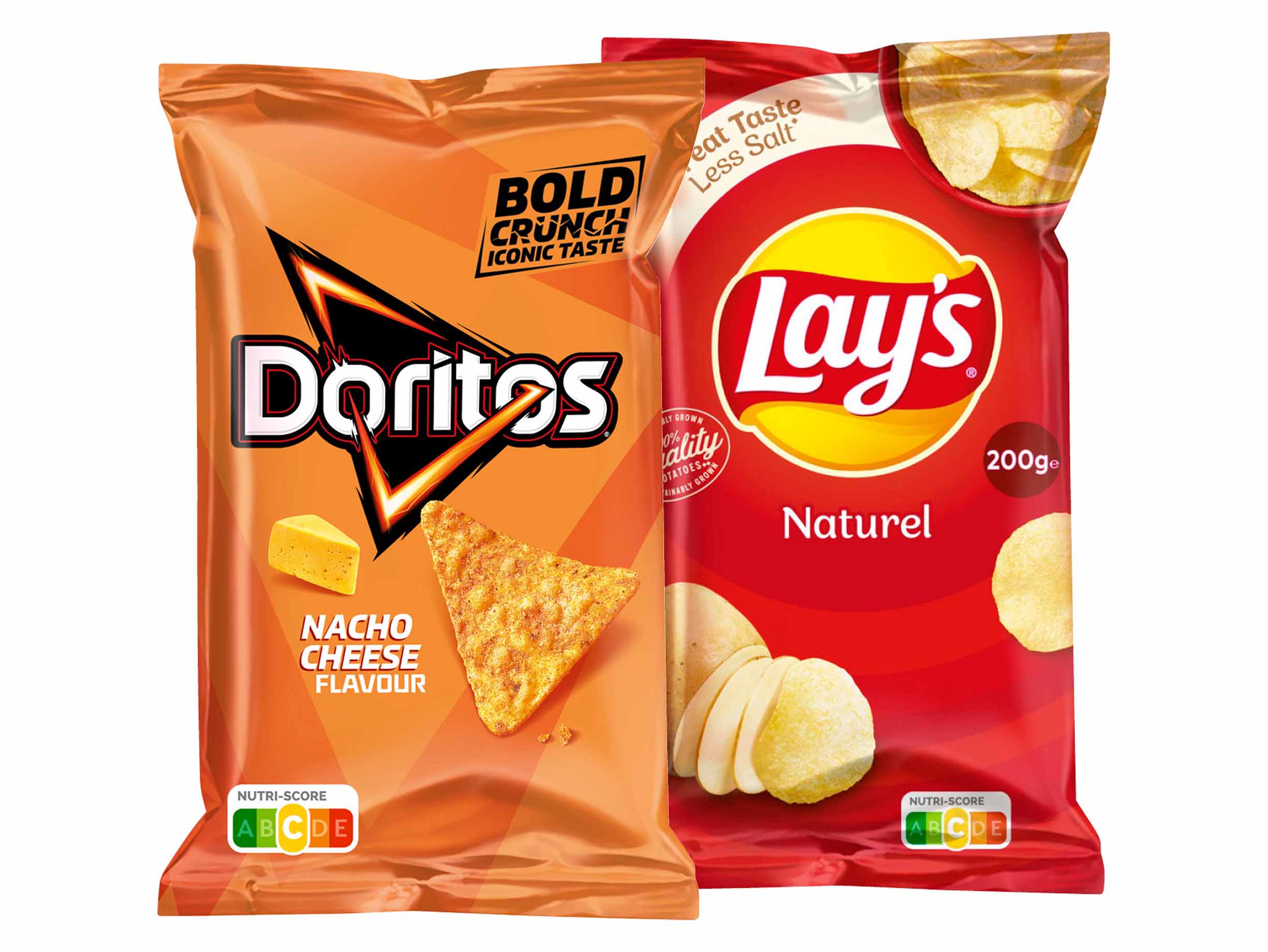 Korting Lay s Flat of Doritos