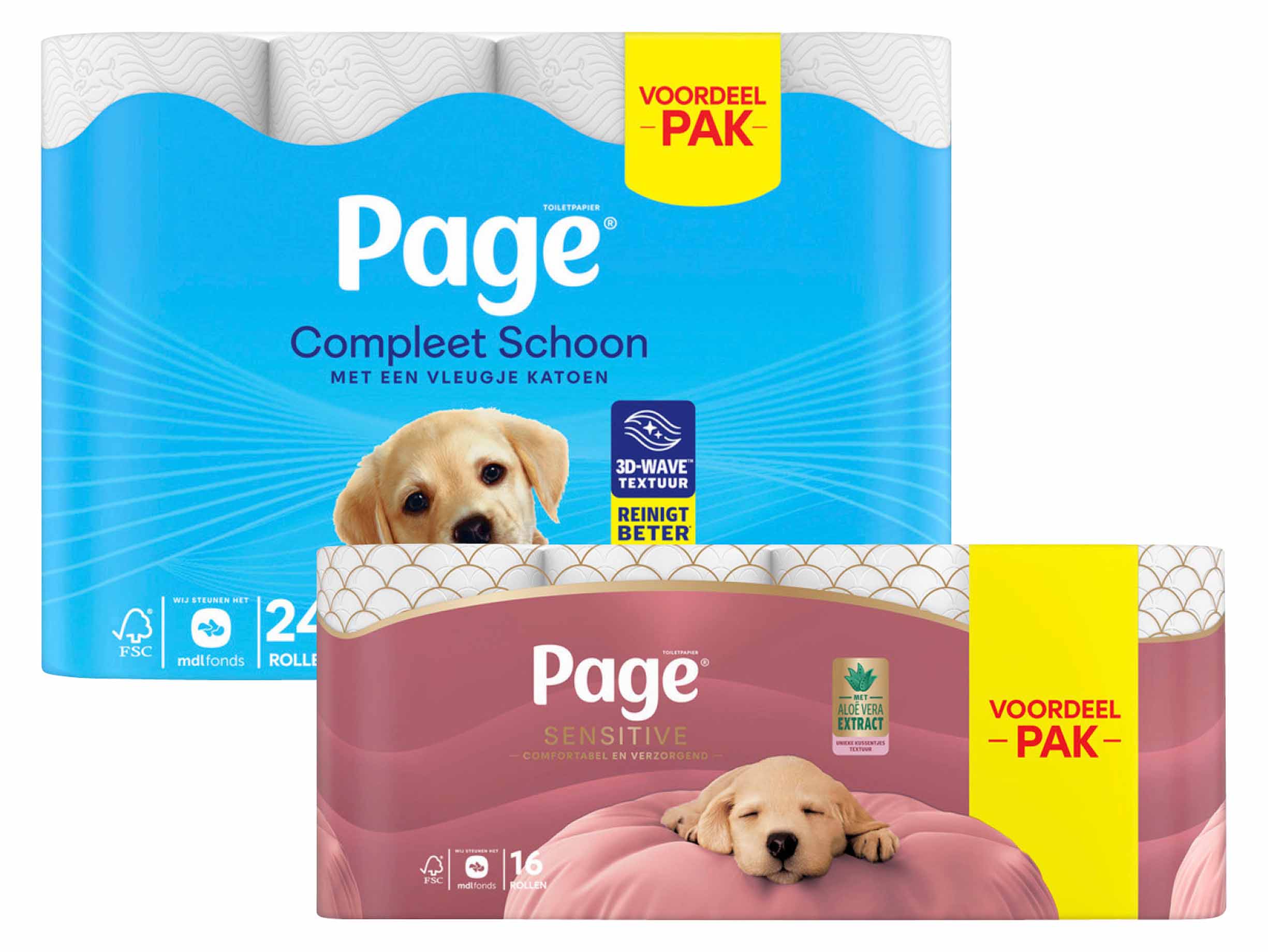 Korting Page Compleet schoon en Sensitive