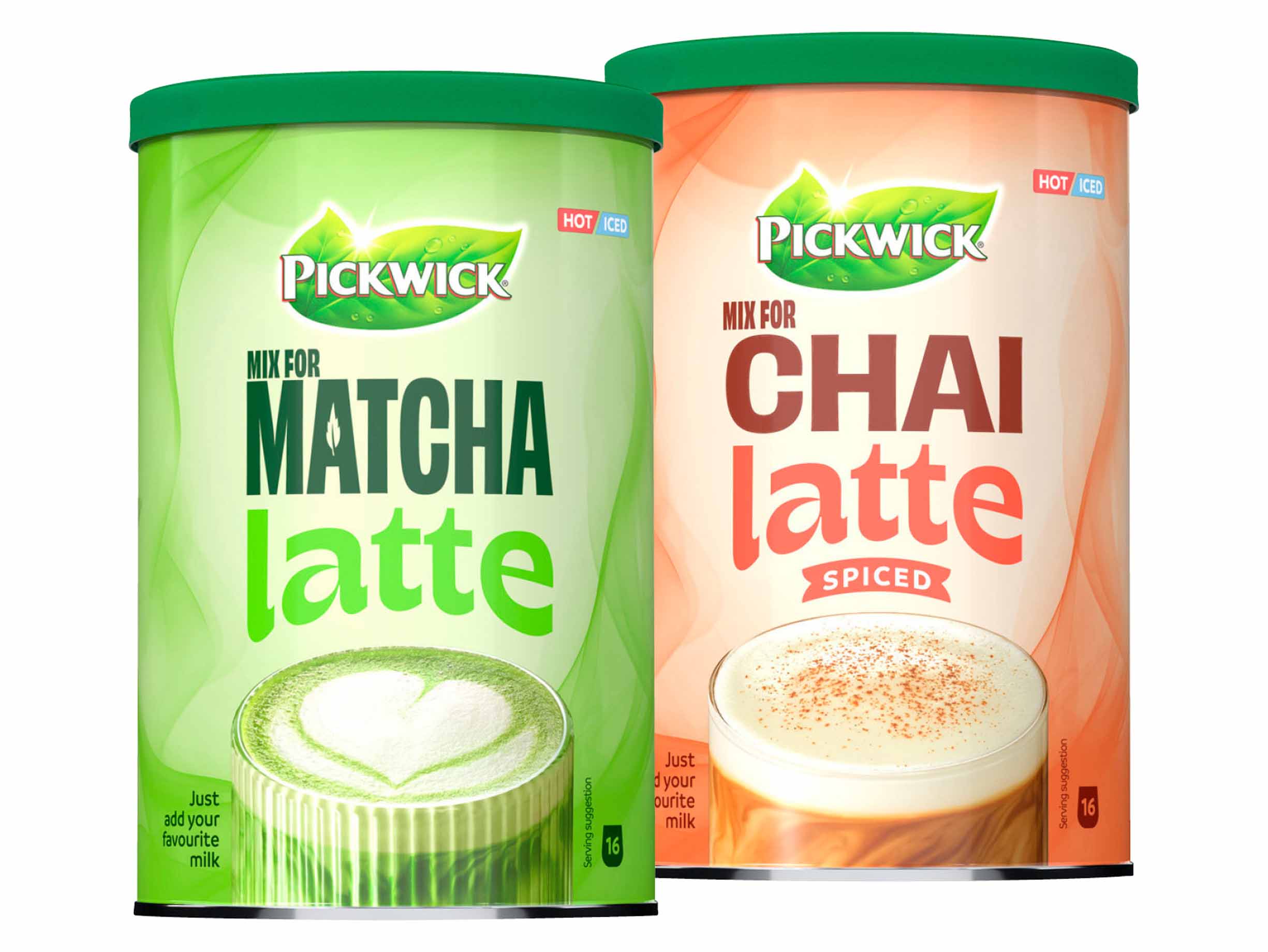 Korting Pickwick Chai of Matcha latte