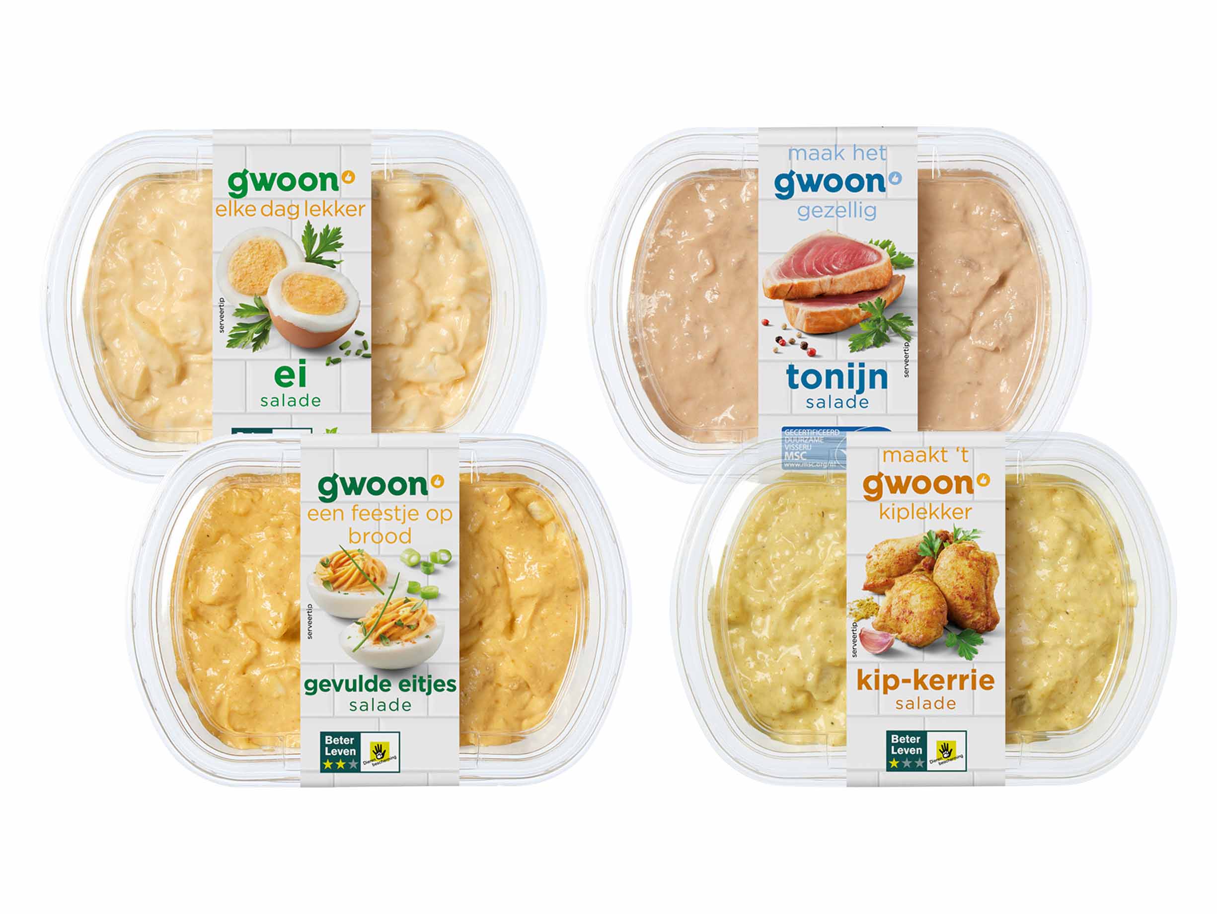 1+1 gratis G woon salade