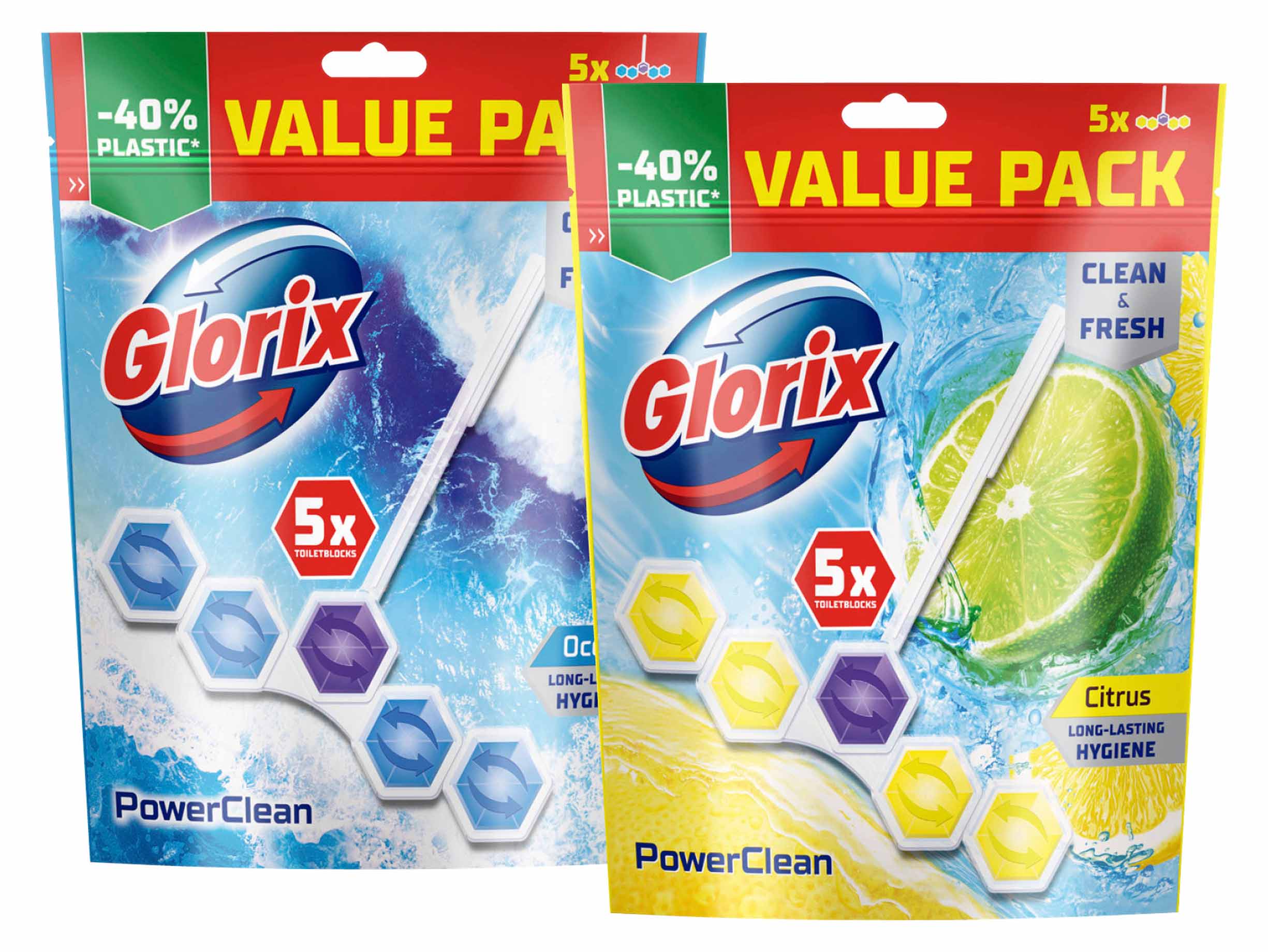 Korting Glorix toiletblokken