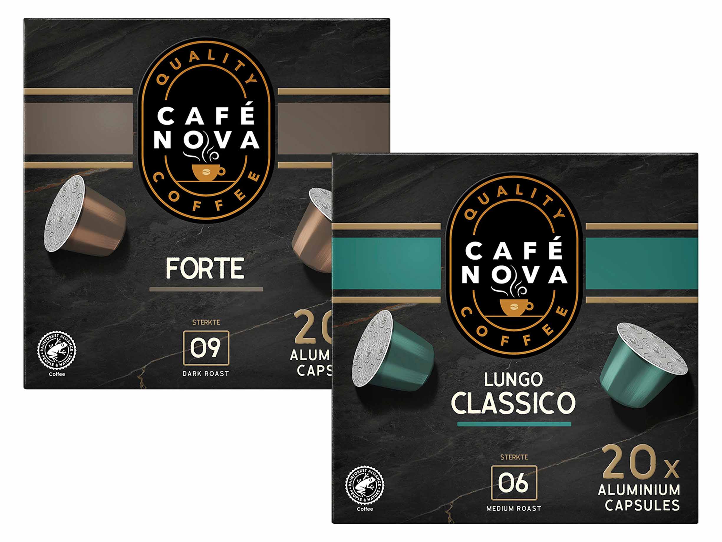 Korting Cafe Nova koffiecapsules