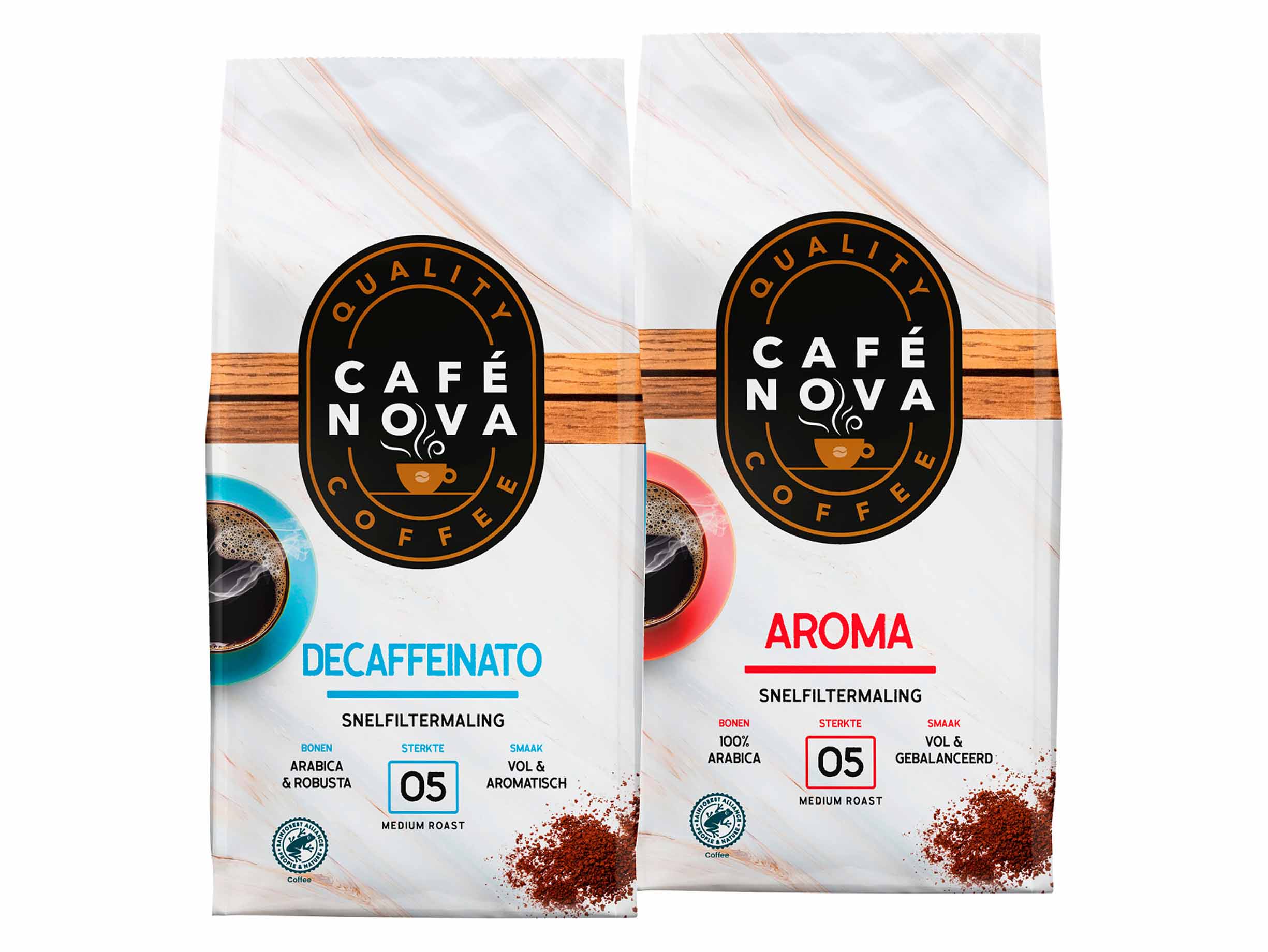 Korting Cafe Nova snelfilterkoffie