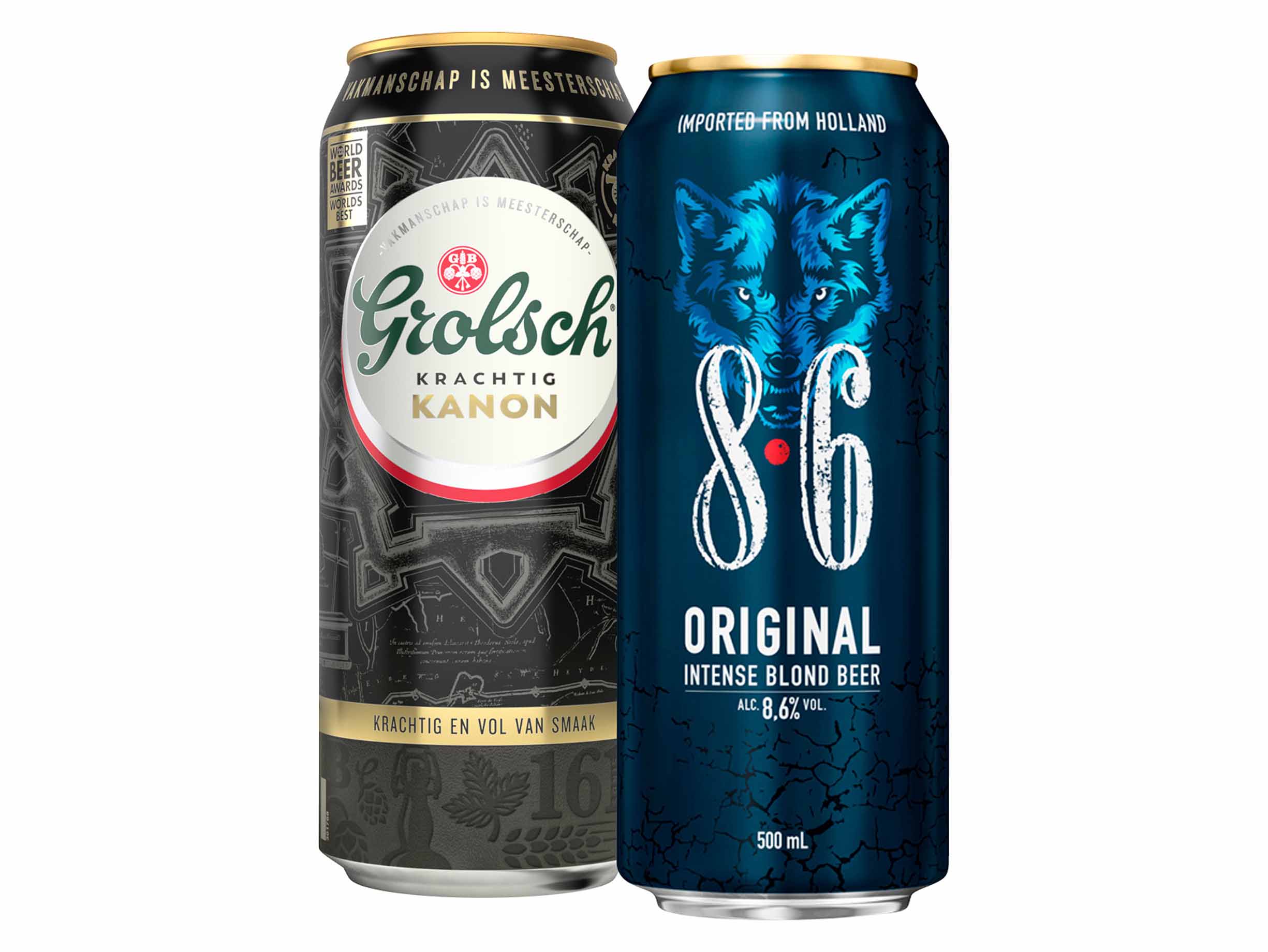 25% korting Grolsch Kanon , Weizen, Bavaria of 8.6