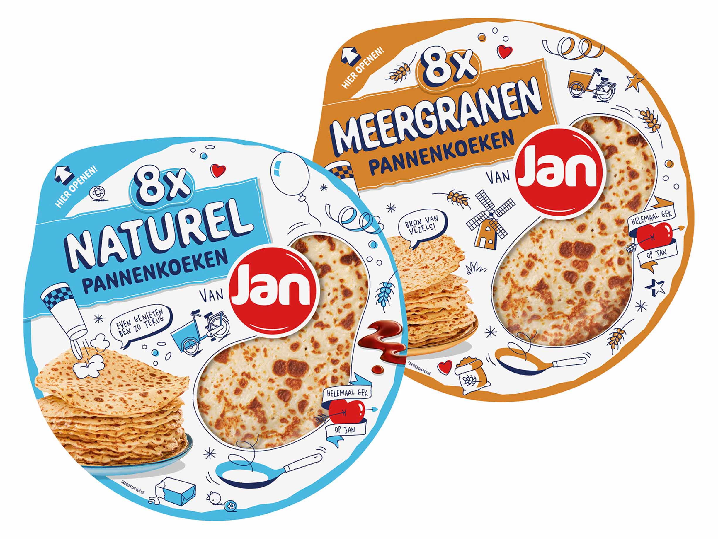 1+1 gratis Jan pannenkoeken of American pancakes