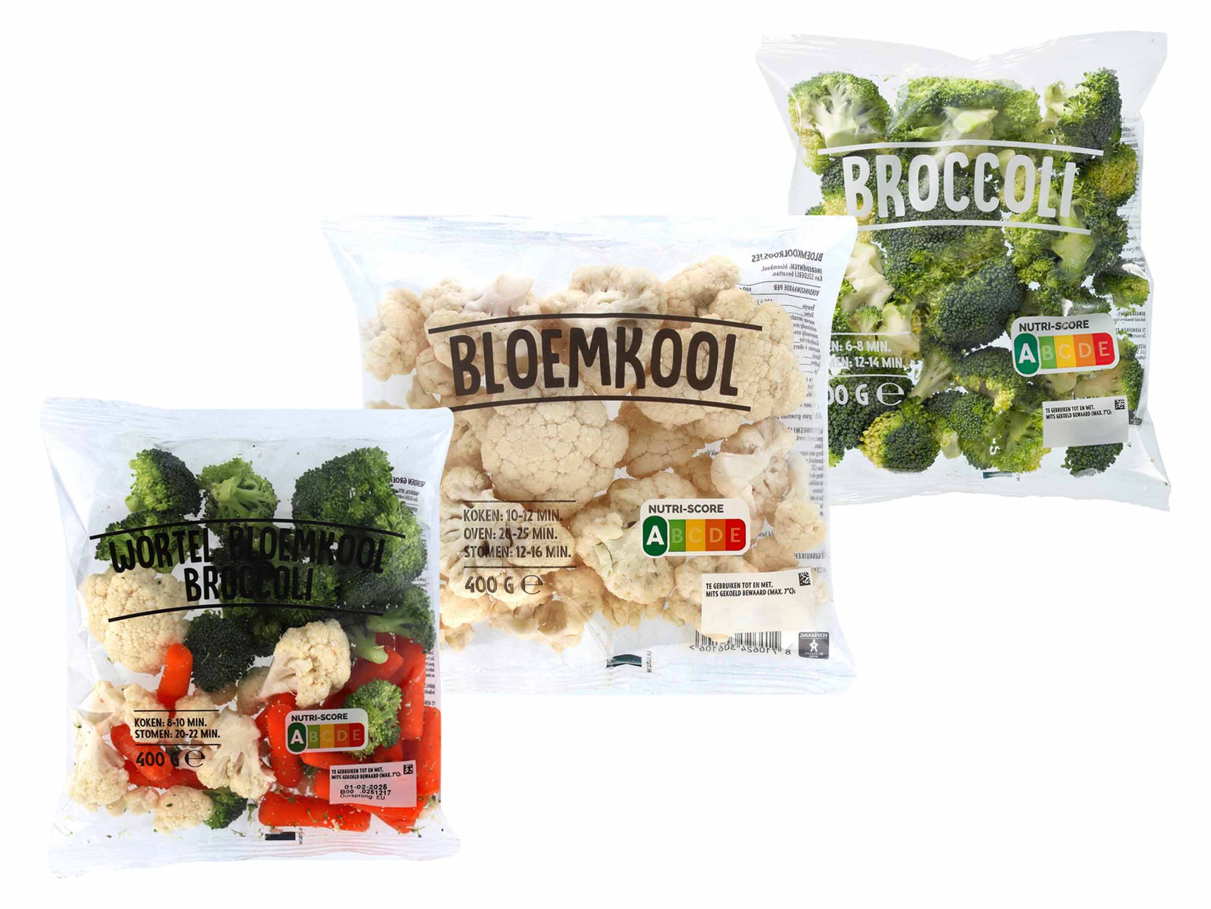 Groentemix, broccoli of bloemkool