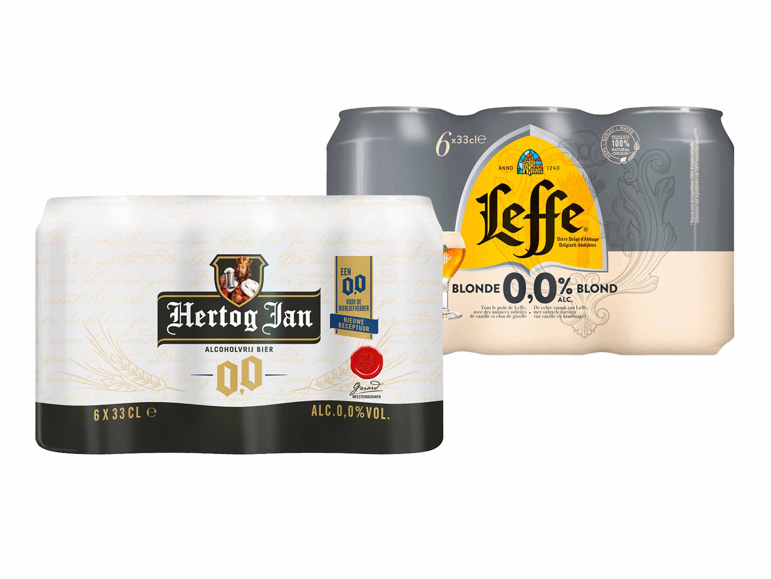 Leffe, Karmeliet, Corona of Hertog Jan alcoholvrij