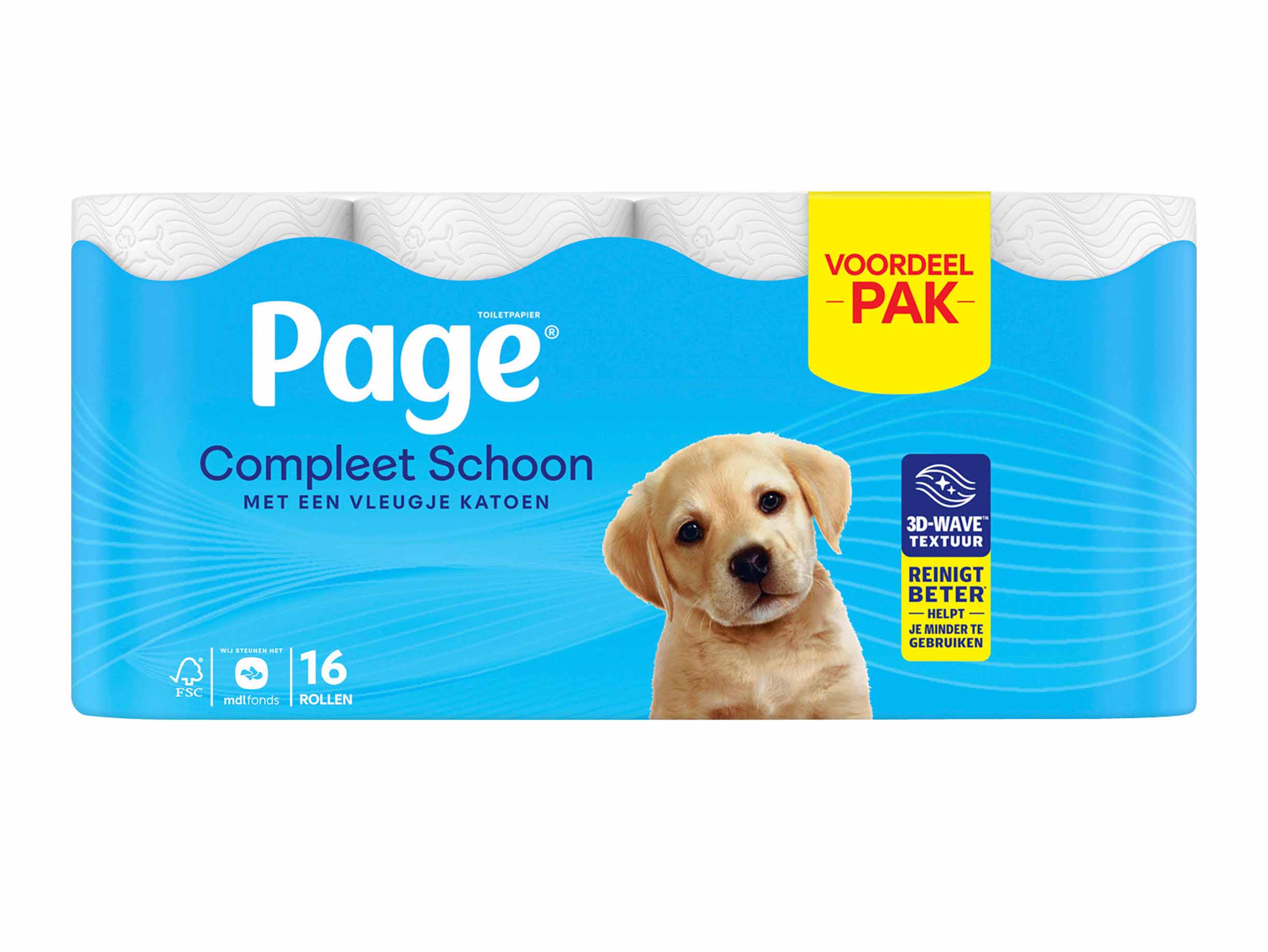 Page compleet schoon